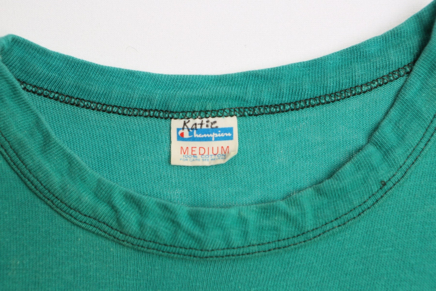 Vintage football jersey t-shirt 36 mccarthy green champion shirt made in usa