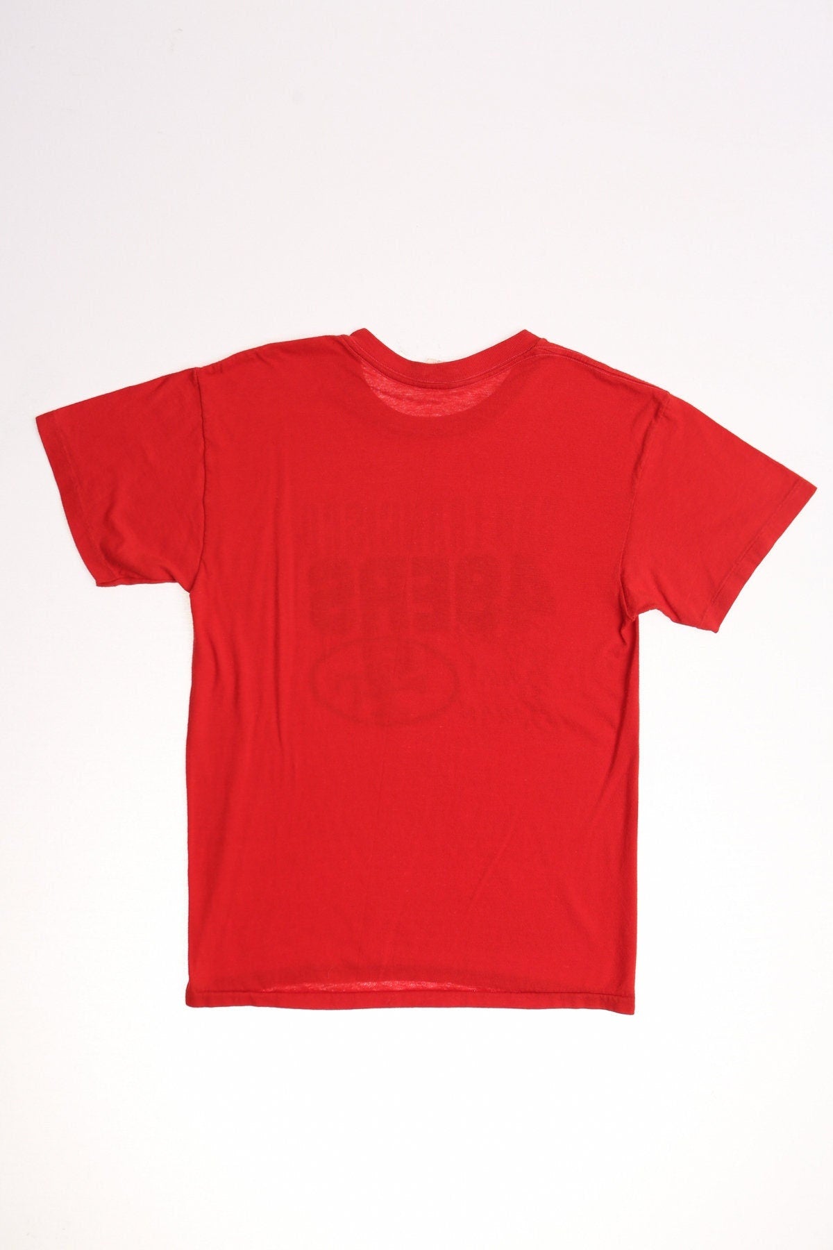 Vintage football graphic t-shirt san francisco 49ers red 70's