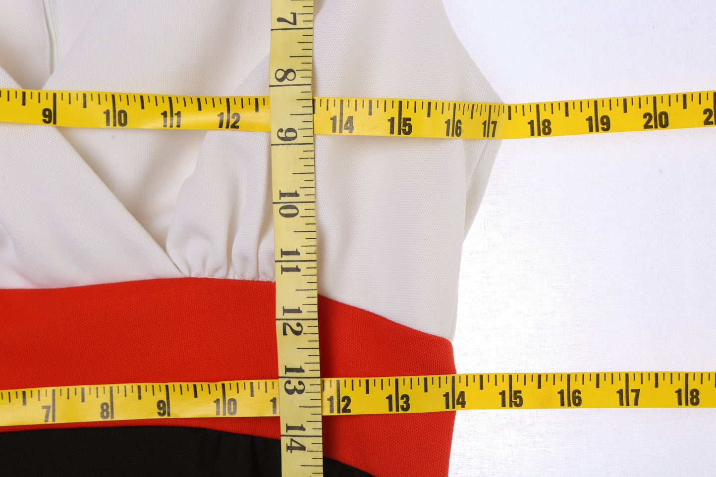 70's Women Black and White Summer Polyester Dress