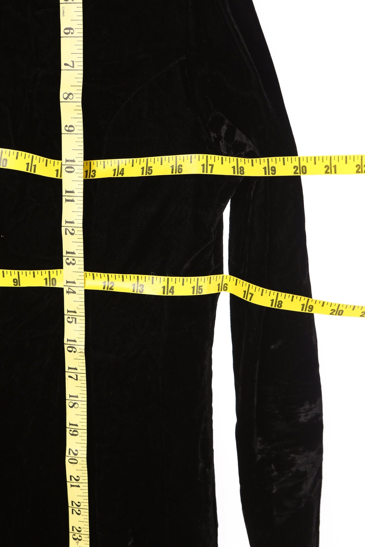 Women Black Velvet Button Down Long Sleeve Dress