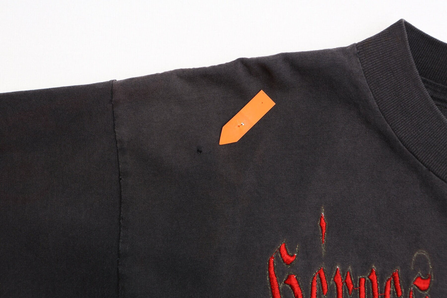 Vintage rock heroes del silencio rarezas tour concierto shirt playera black embroidered