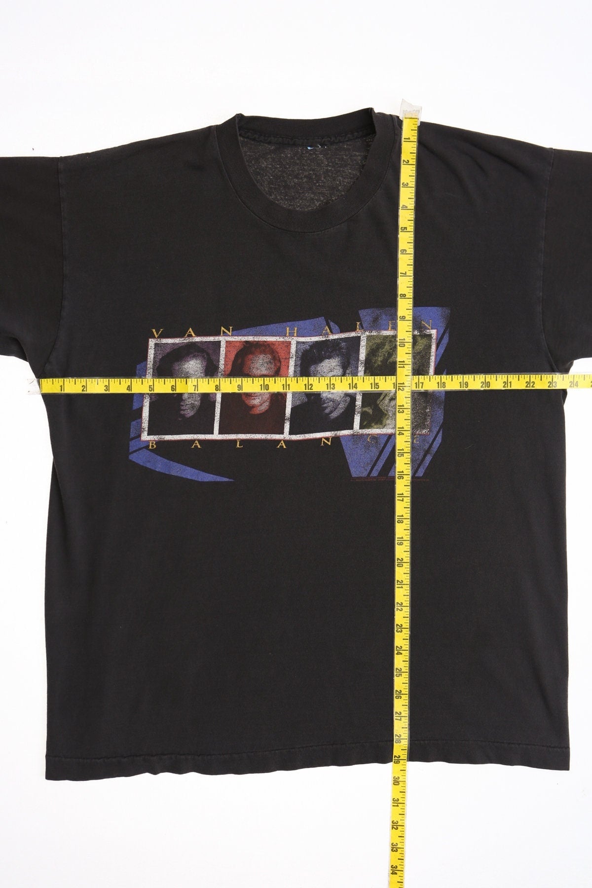 Van halen rock tour t-shirt shirt black 95 96