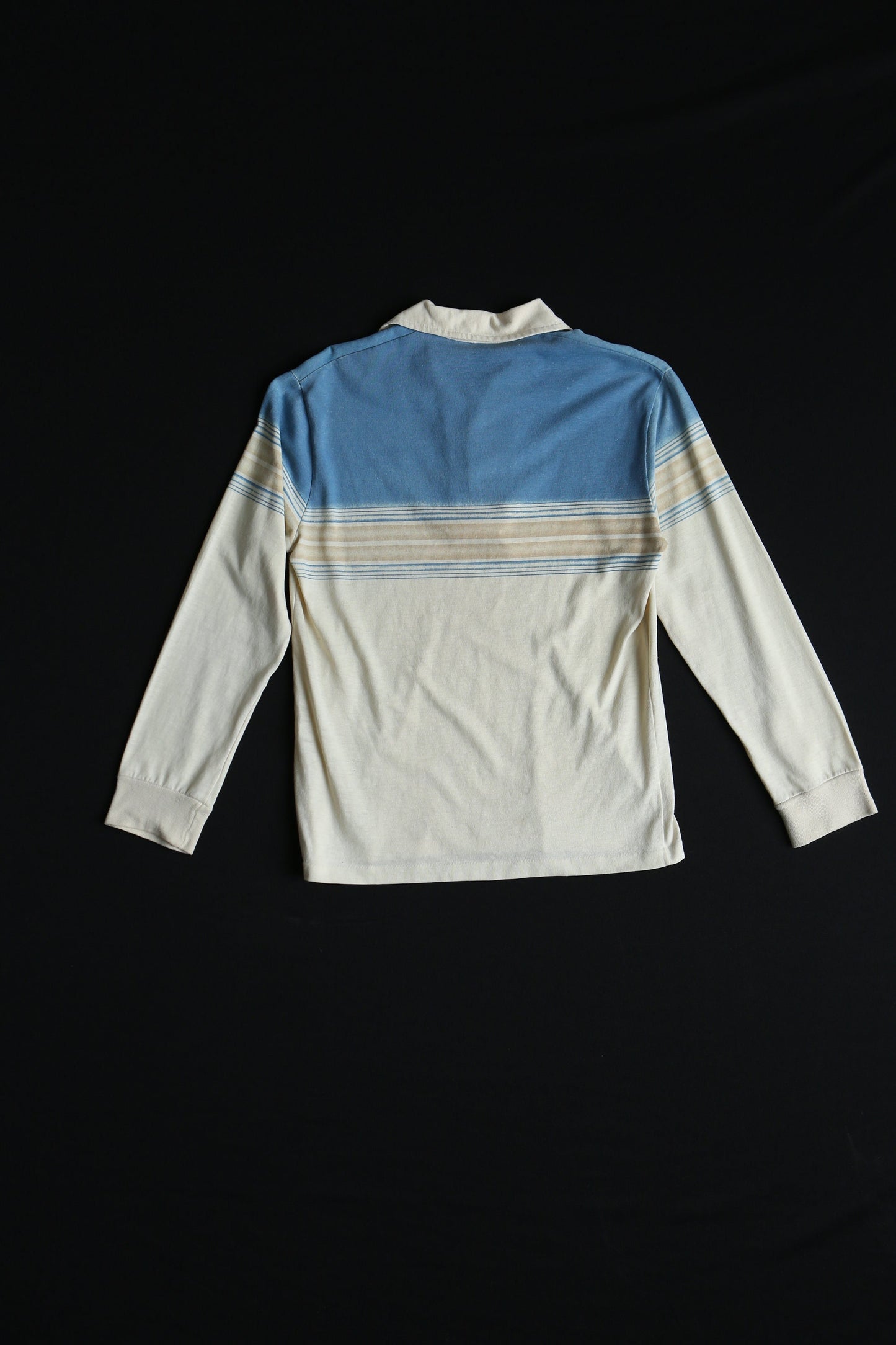 Vintage hang ten t-shirt long sleeve shirt surf men blue beige skate 70's 1970's