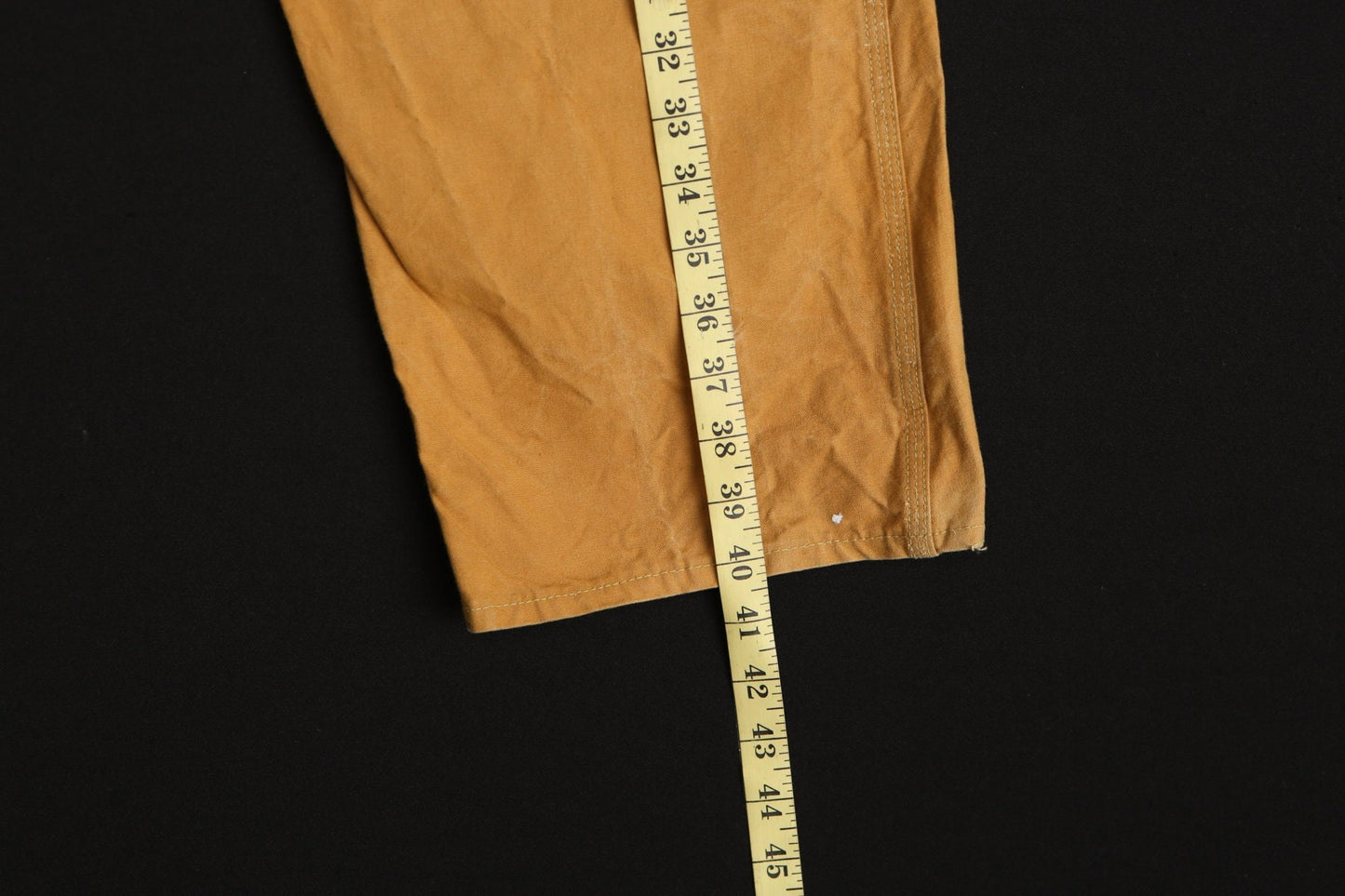 Vintage men work utility pants canvas brown 50's yellow 40's 60's