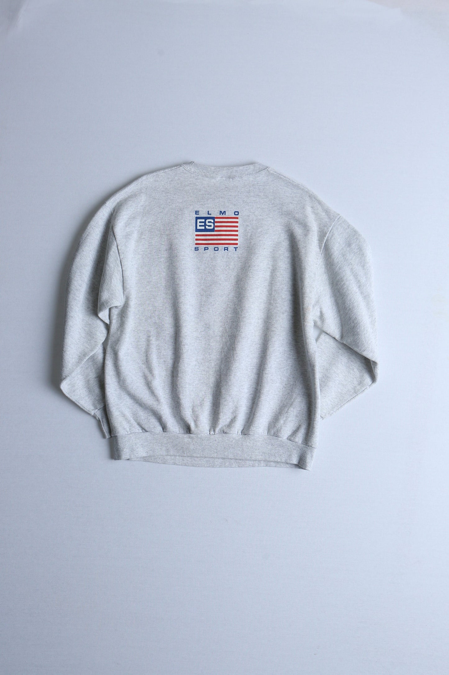 Elmo sport vintage sweatshirt gray street wear 90's