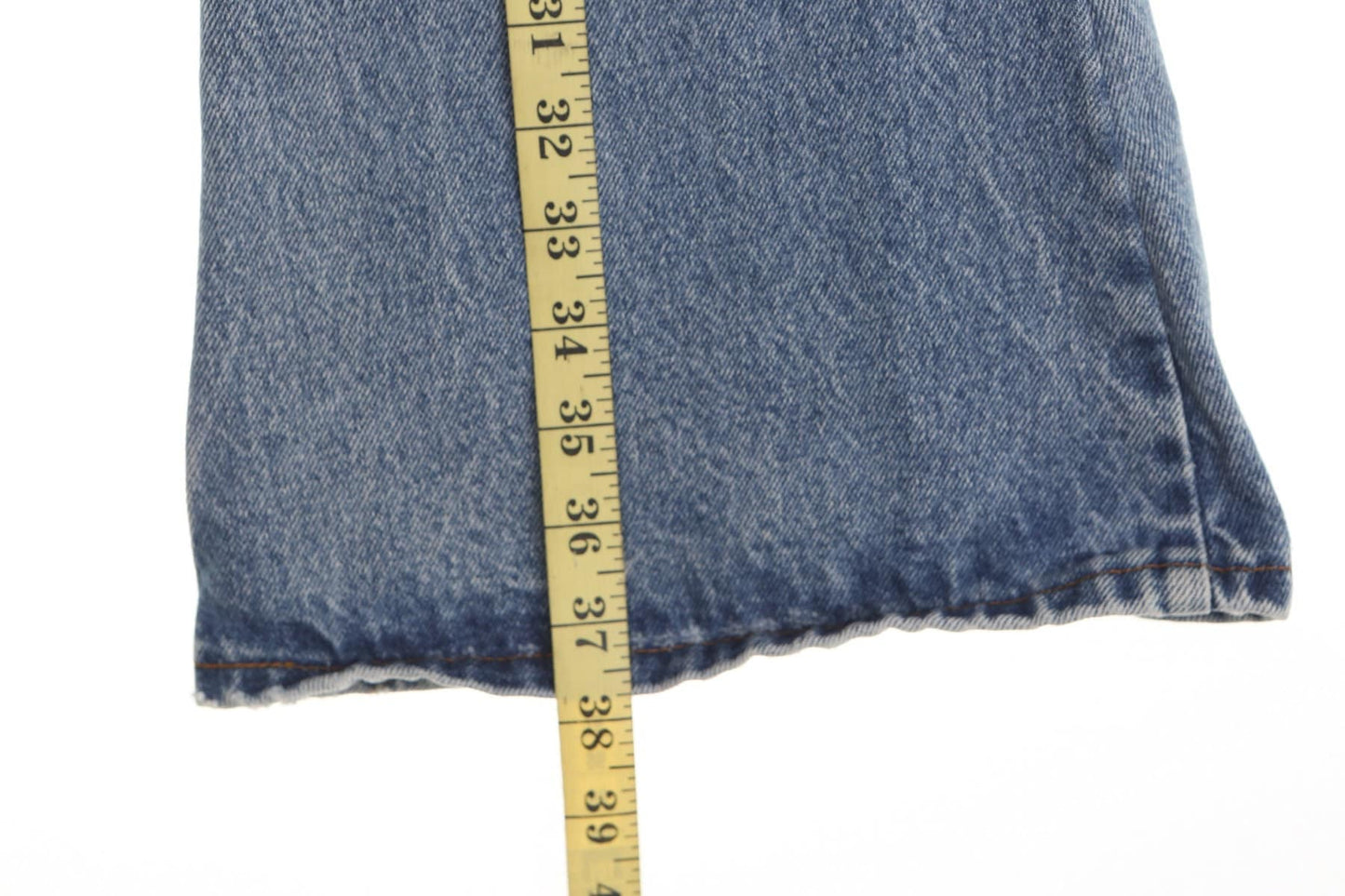 Vintage 517 levi's bell bottom high waist 70's denim pants women size 24 blue light wash