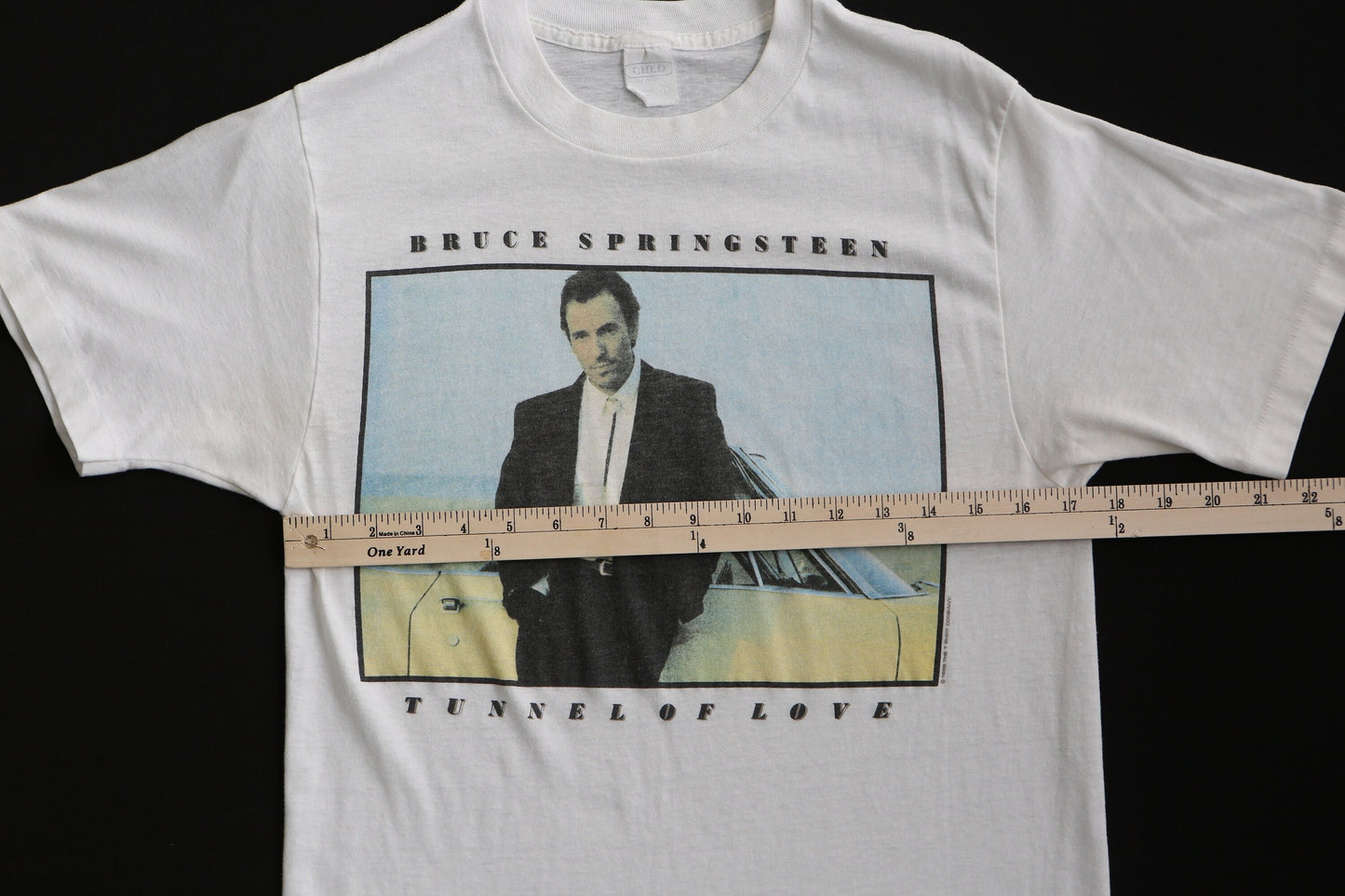 Vintage t-shirt bruce springsteen tunnel of love white rock ビンテージ t-シャツ