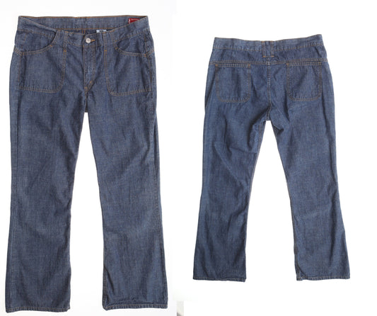 Y2k pants women bell bottom cotton 12 m levi's girls