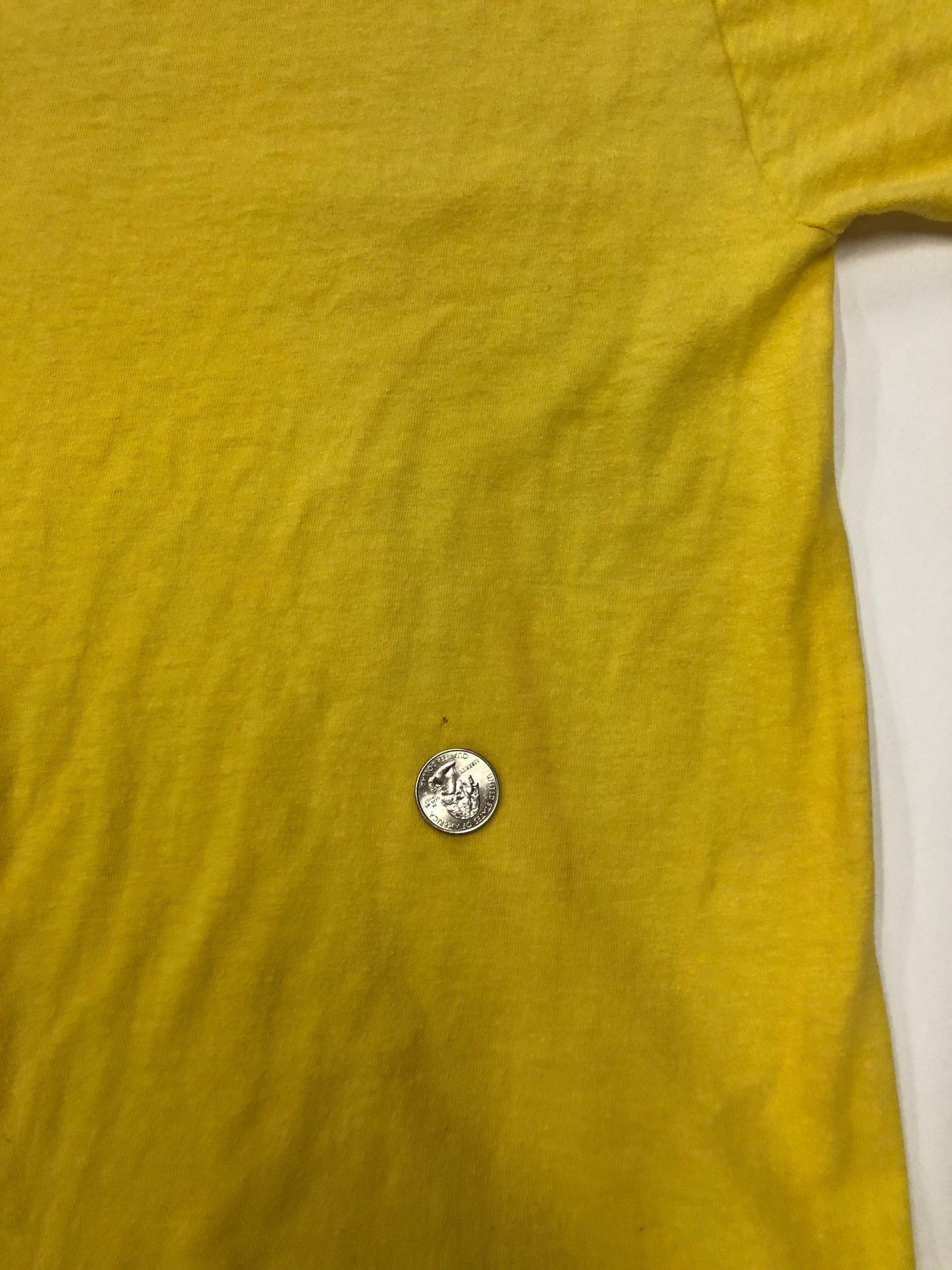 Glass cup sunset beer sun and suds yellow print iron board t-shirt graphic 70s vintage