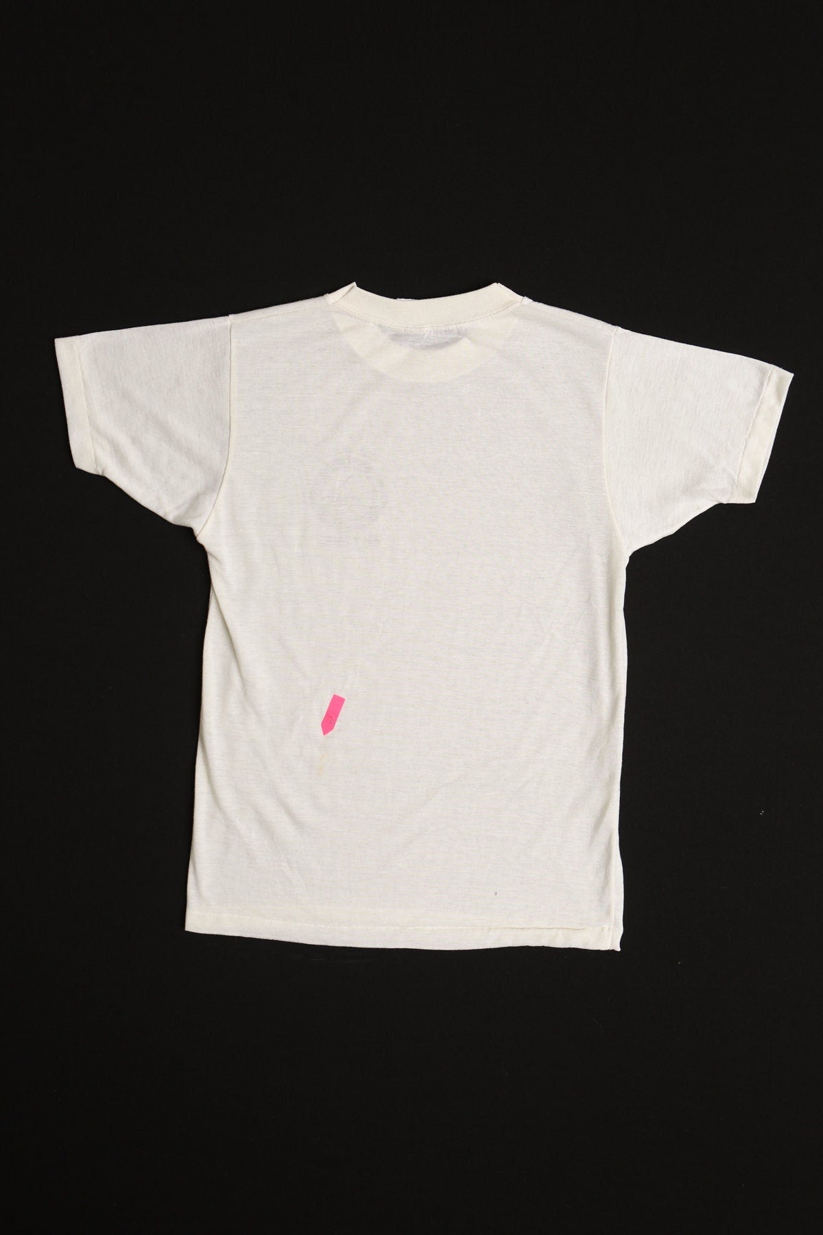 Vintage high school t-shirt brooklyn erasmus hall 1982 alumni beige 80's