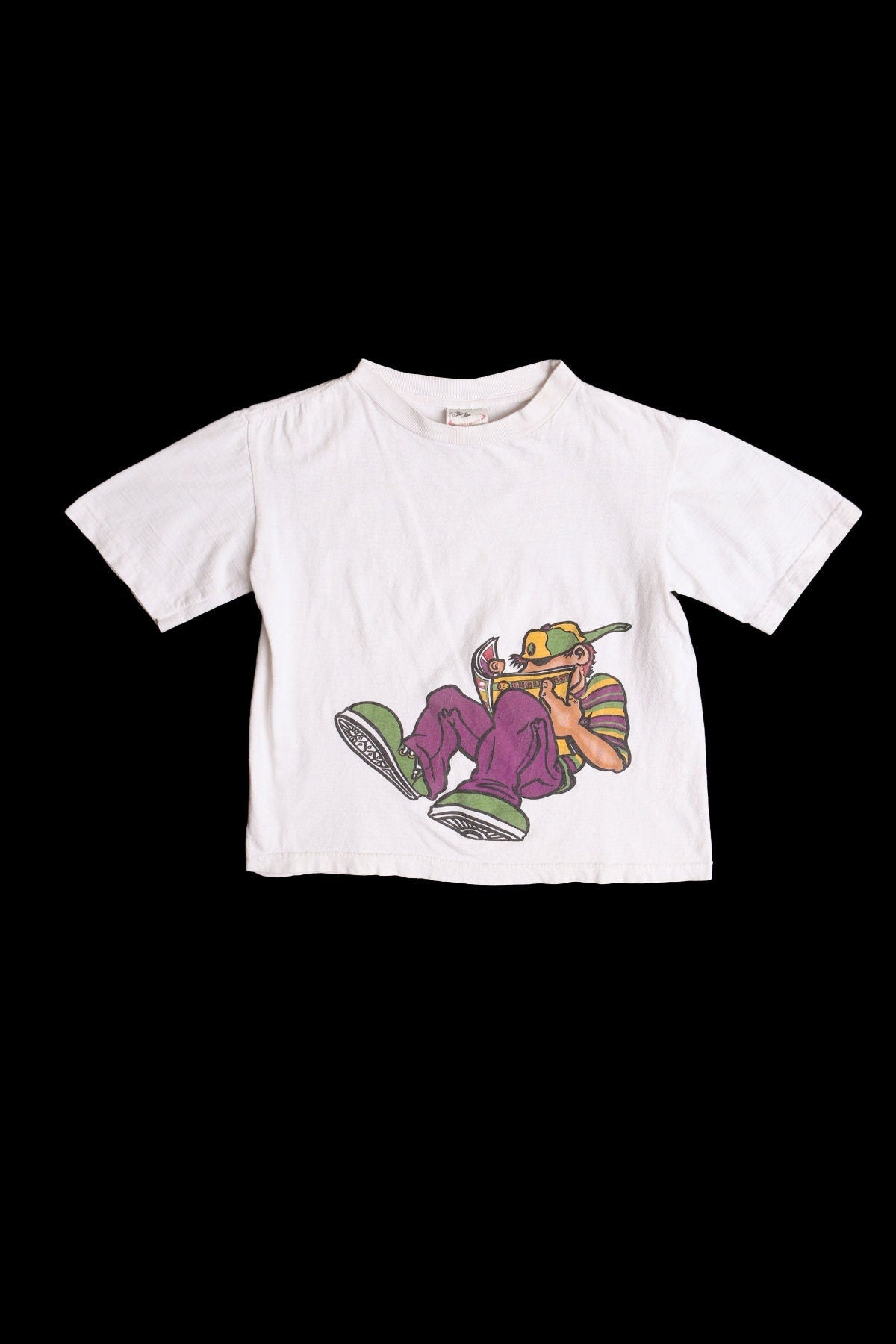 Vintage y2k bugle boy graphic shirt white street l 2000 90's