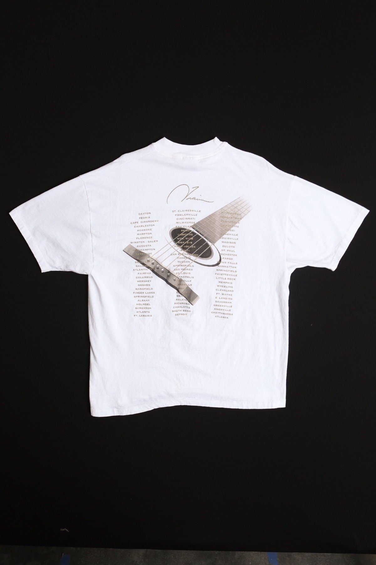 Vintage 90's travis tritt country music american white t-shirt shirt