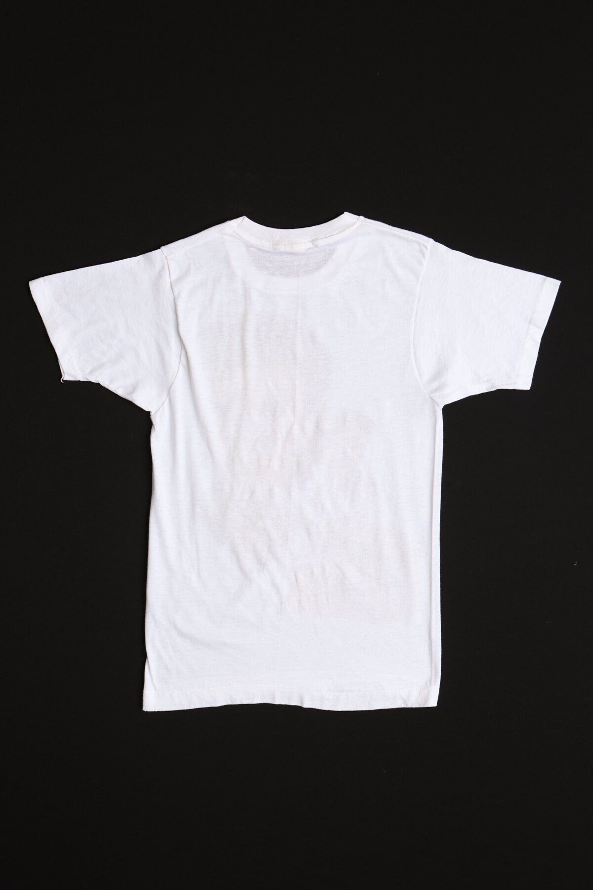 Vintage elvis presley rock and roll graphic t-shirt white king guitar hawaii country 70's music