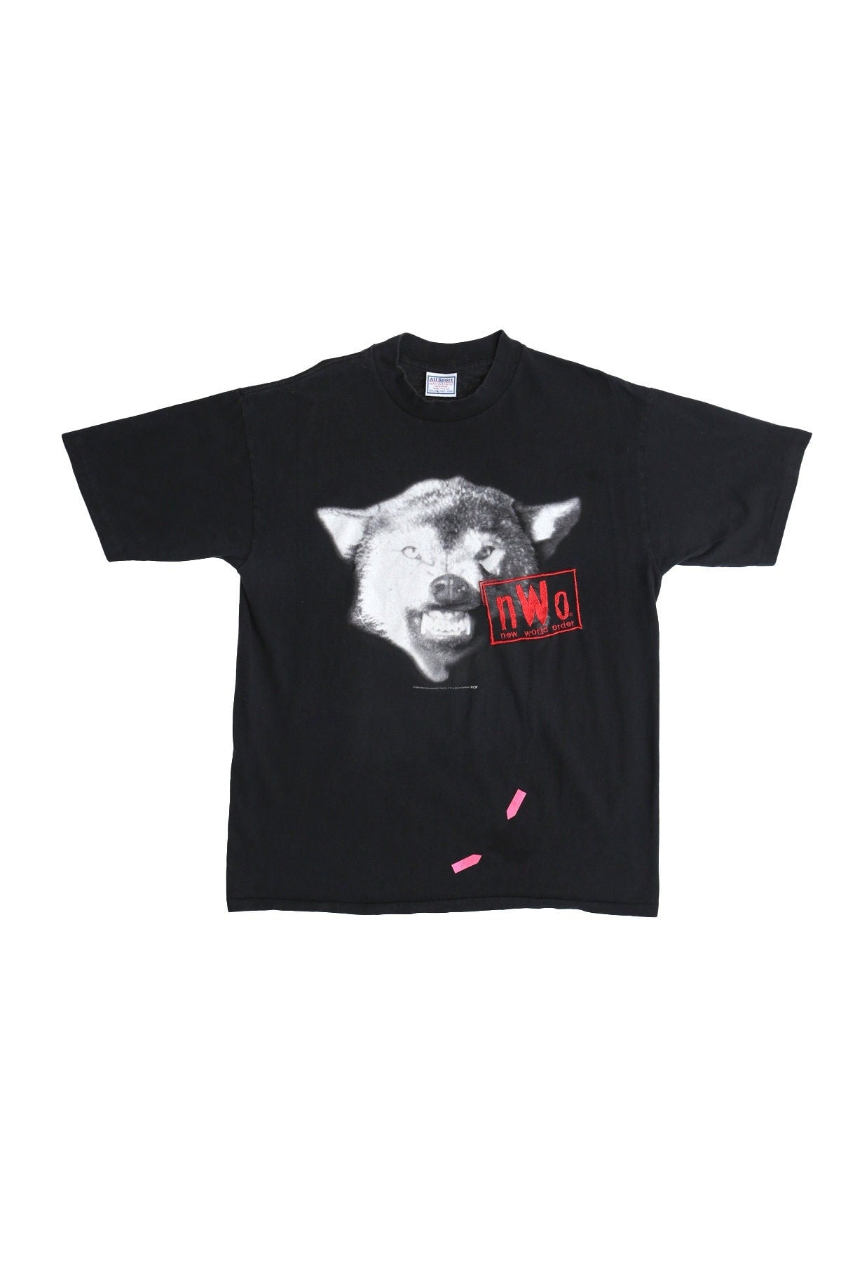 Vintage wretling 90's graphic t-shirt new world order