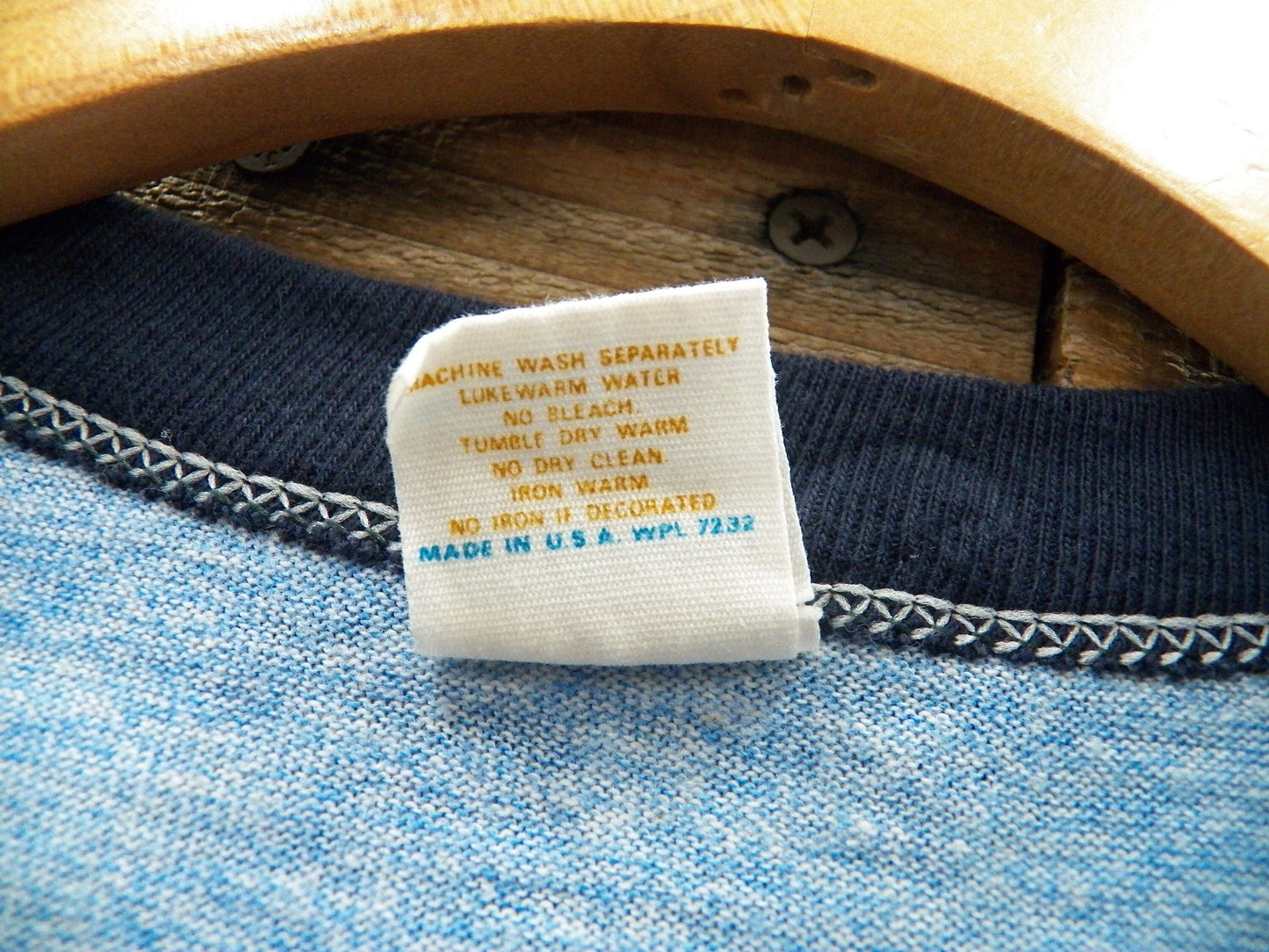 Vintage t-shirt department of energy united states of america blue sports wear gulf coast label made in usa