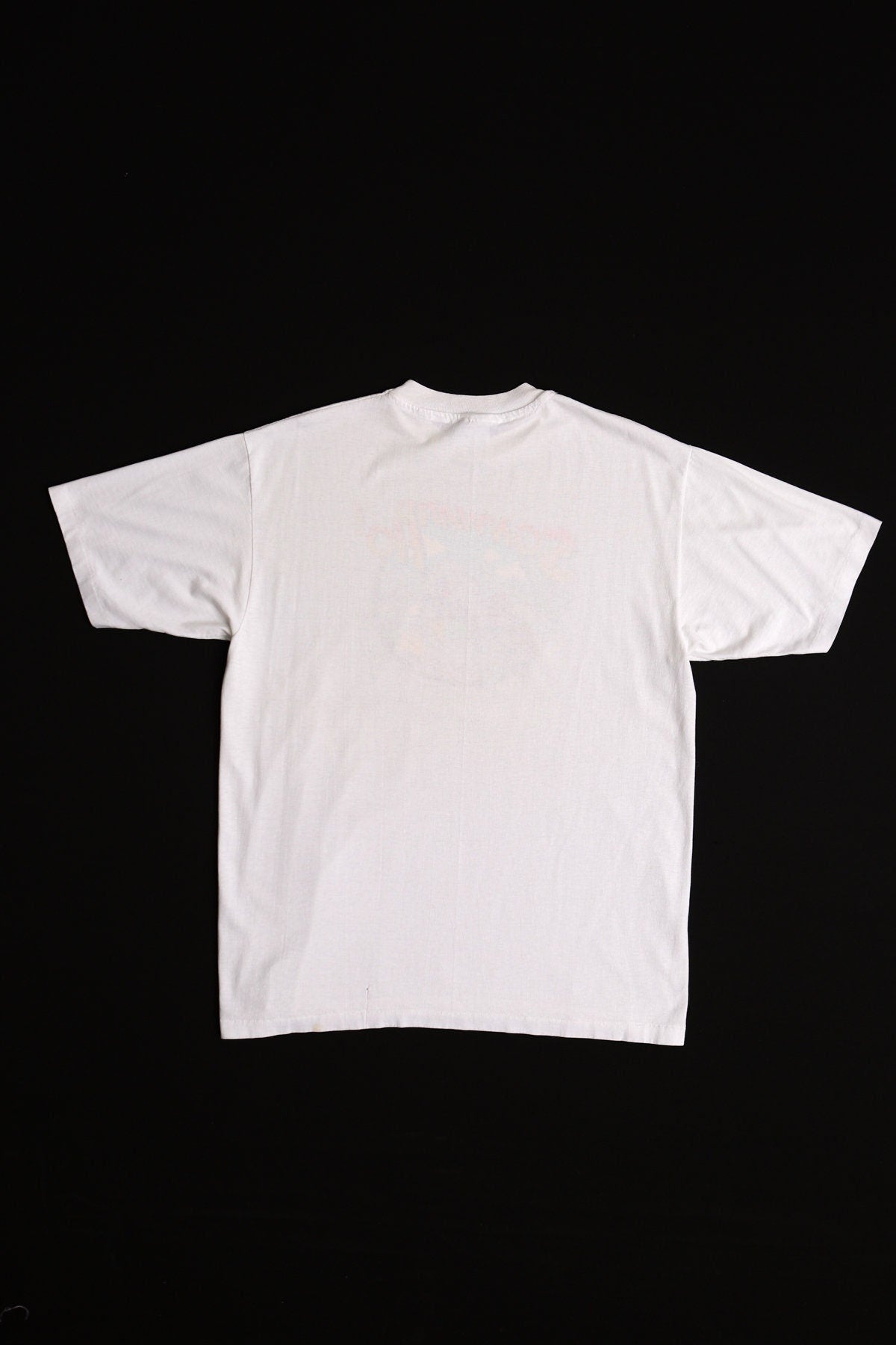 Vintage graphic t-shirt white western animal sonward ho castor