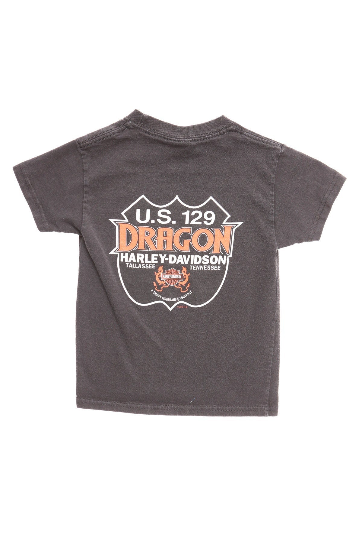 Harley davidson t-shirt black shirt us 129 dragon tallassee tennessee biker a smoky mountain outpost 2010