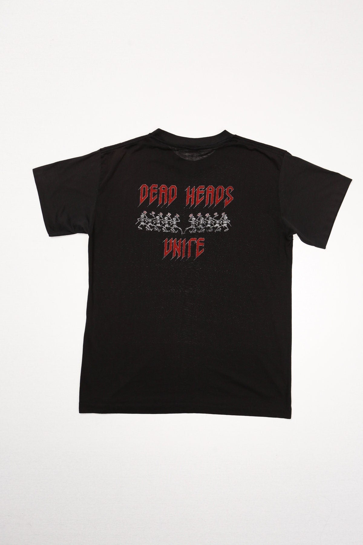 Grateful dead rock t-shirt shirt black vintage rare 70's dead heads unite