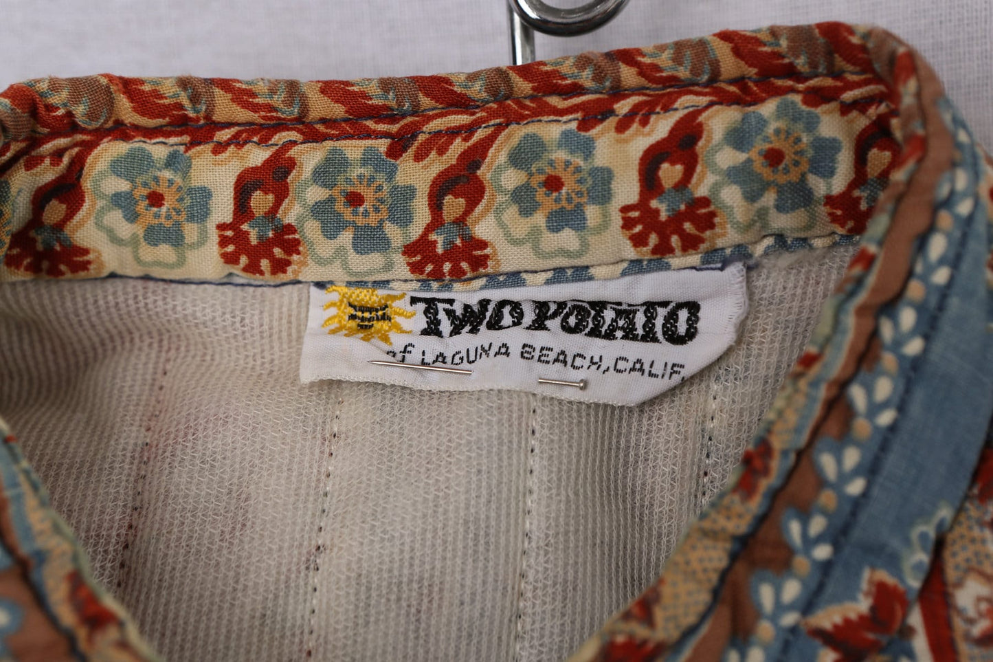 70's Floral Print Women Blanket Fabric Boho Jacket