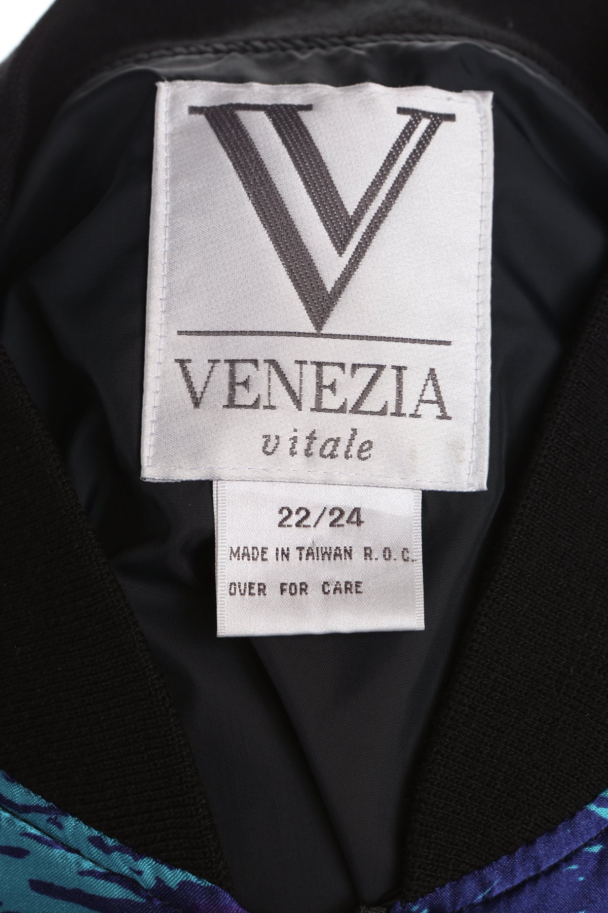 80's Graphic Bomber Jacket - Abstract Painting Print