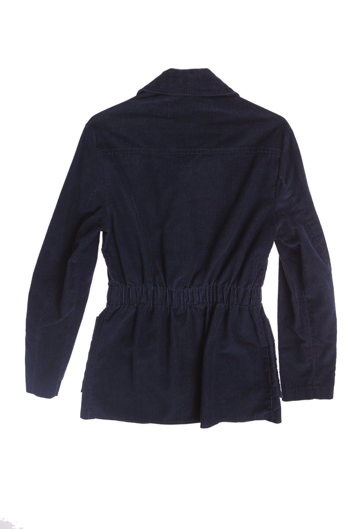 70's Men Blue Corduroy Shirt