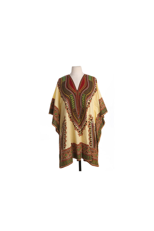 Yellow Dashiki Dress - Costume Made