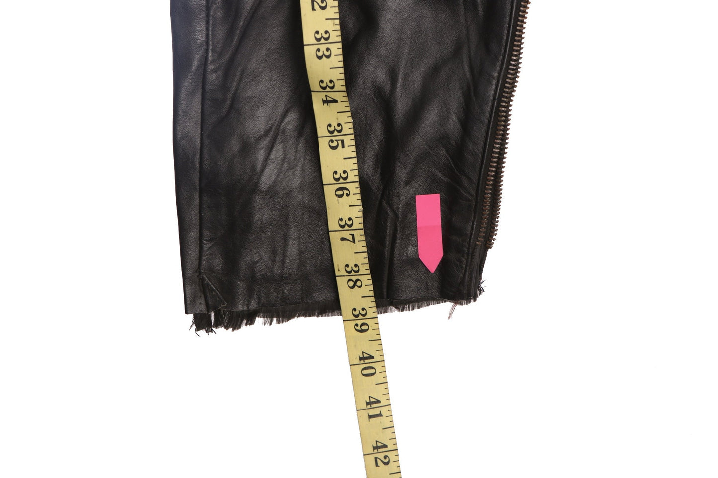 Motorcycle Black Leather Pants - Drag racing Style by Top Gear Leathers