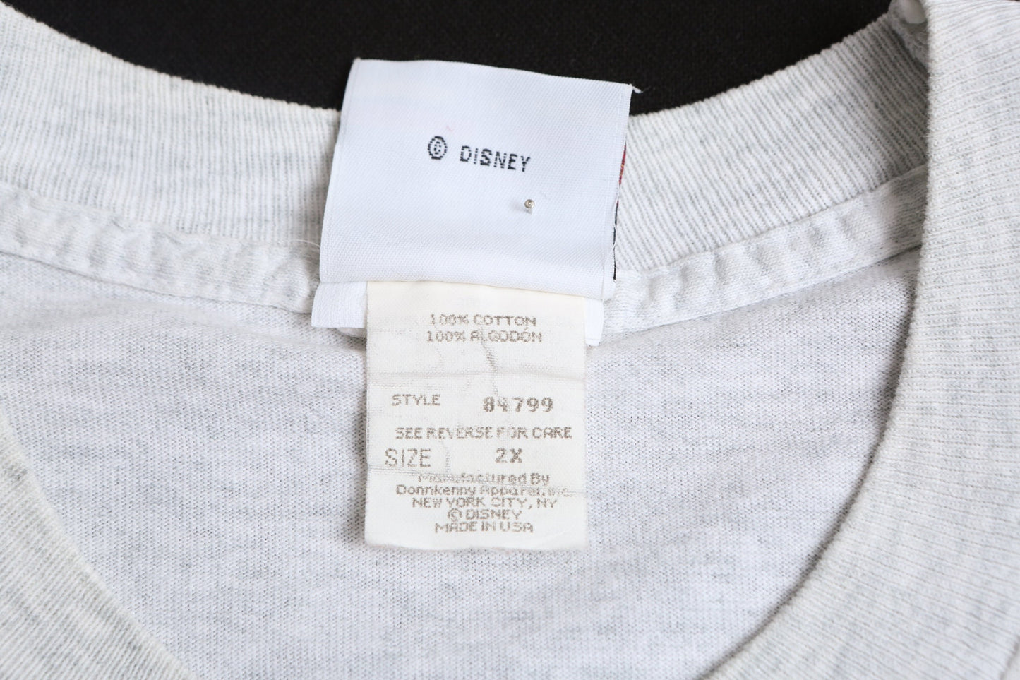 Mickey Mouse Letter M Gray T-shirt