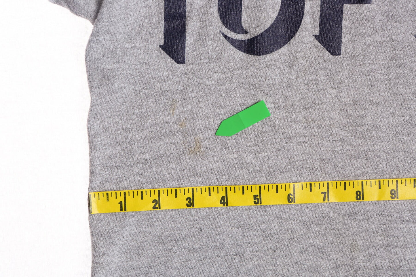 Vintage Gray Champion T-shirt with TUFTS blue Print