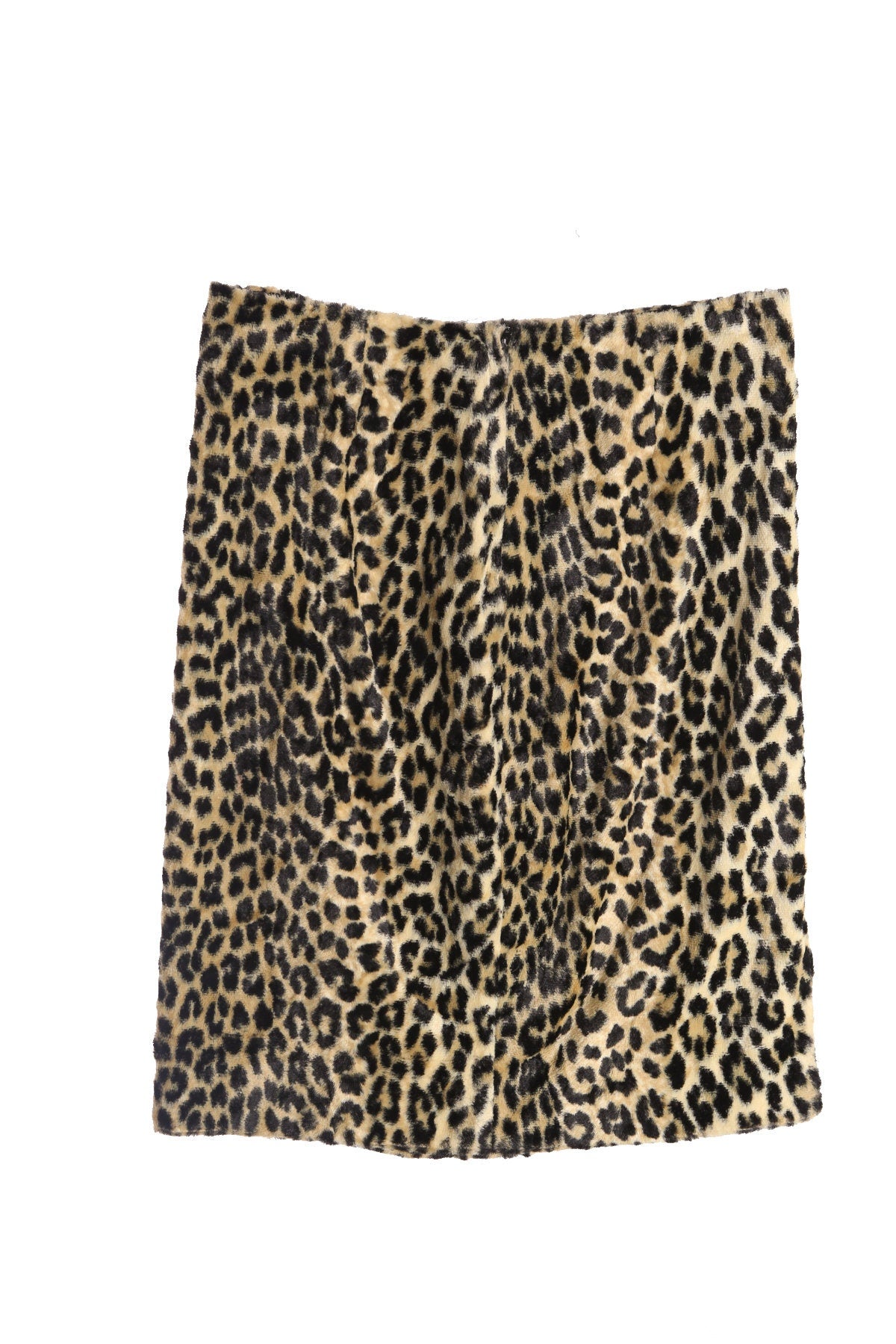 Vintage Women Leopard Print Pencil Skirt - Era 40's - 50's