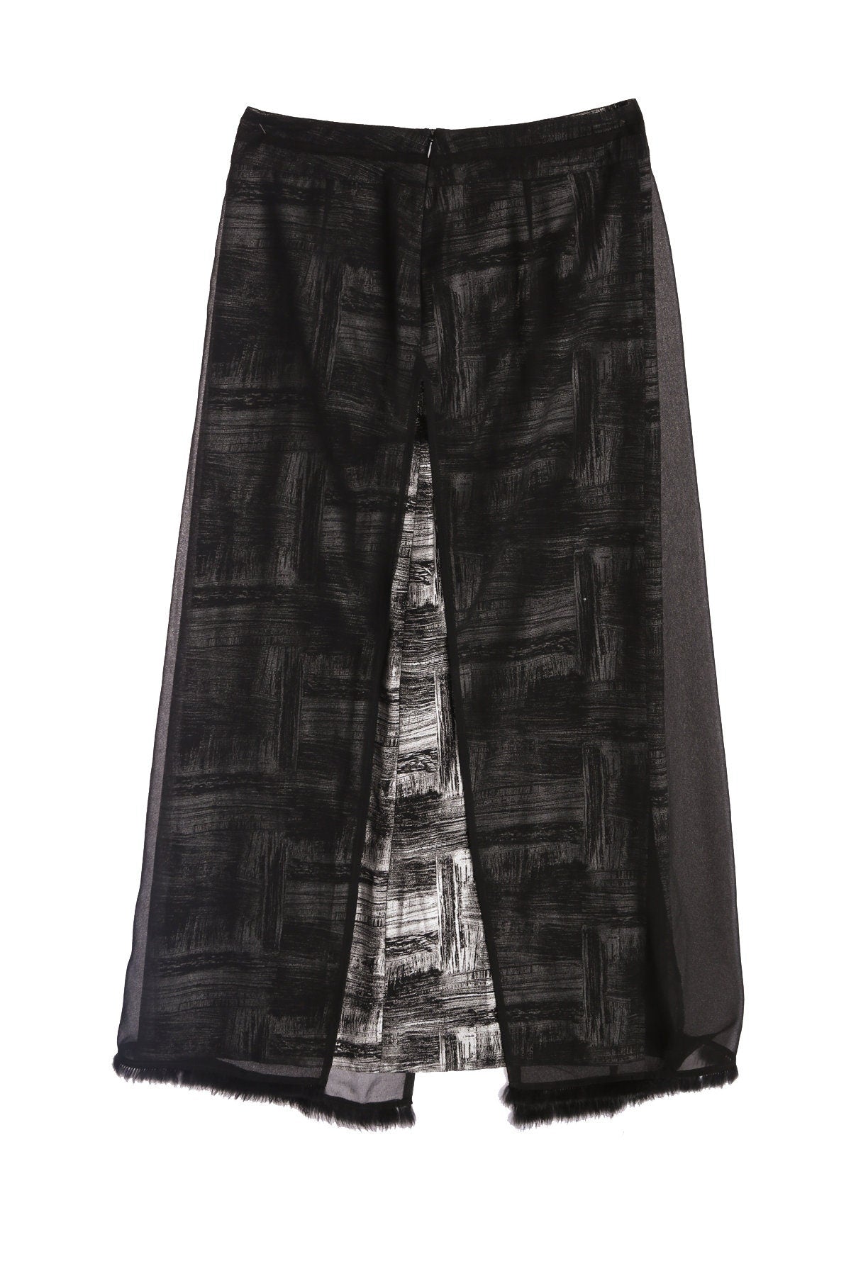 Y2K Women Long Black Casual Skirt