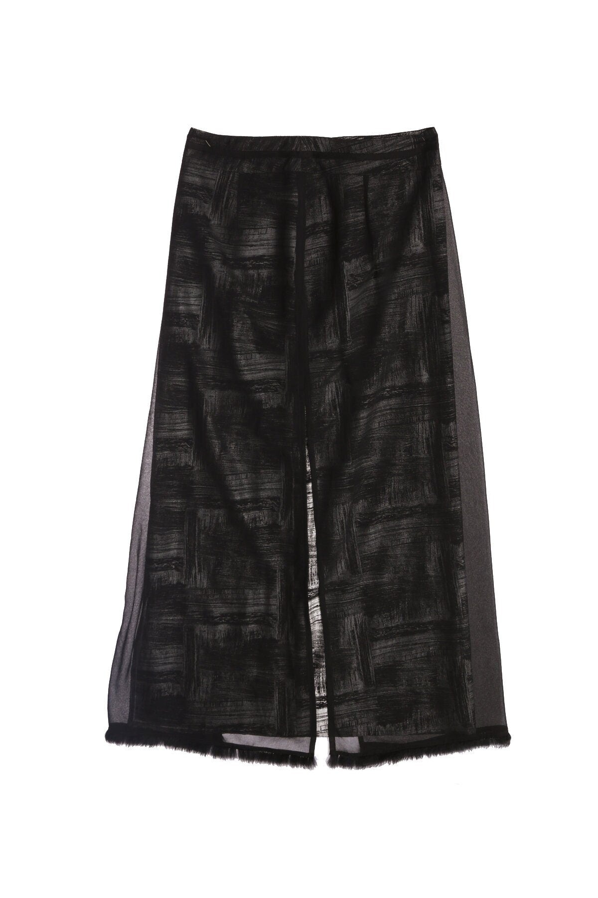 Y2K Women Long Black Casual Skirt