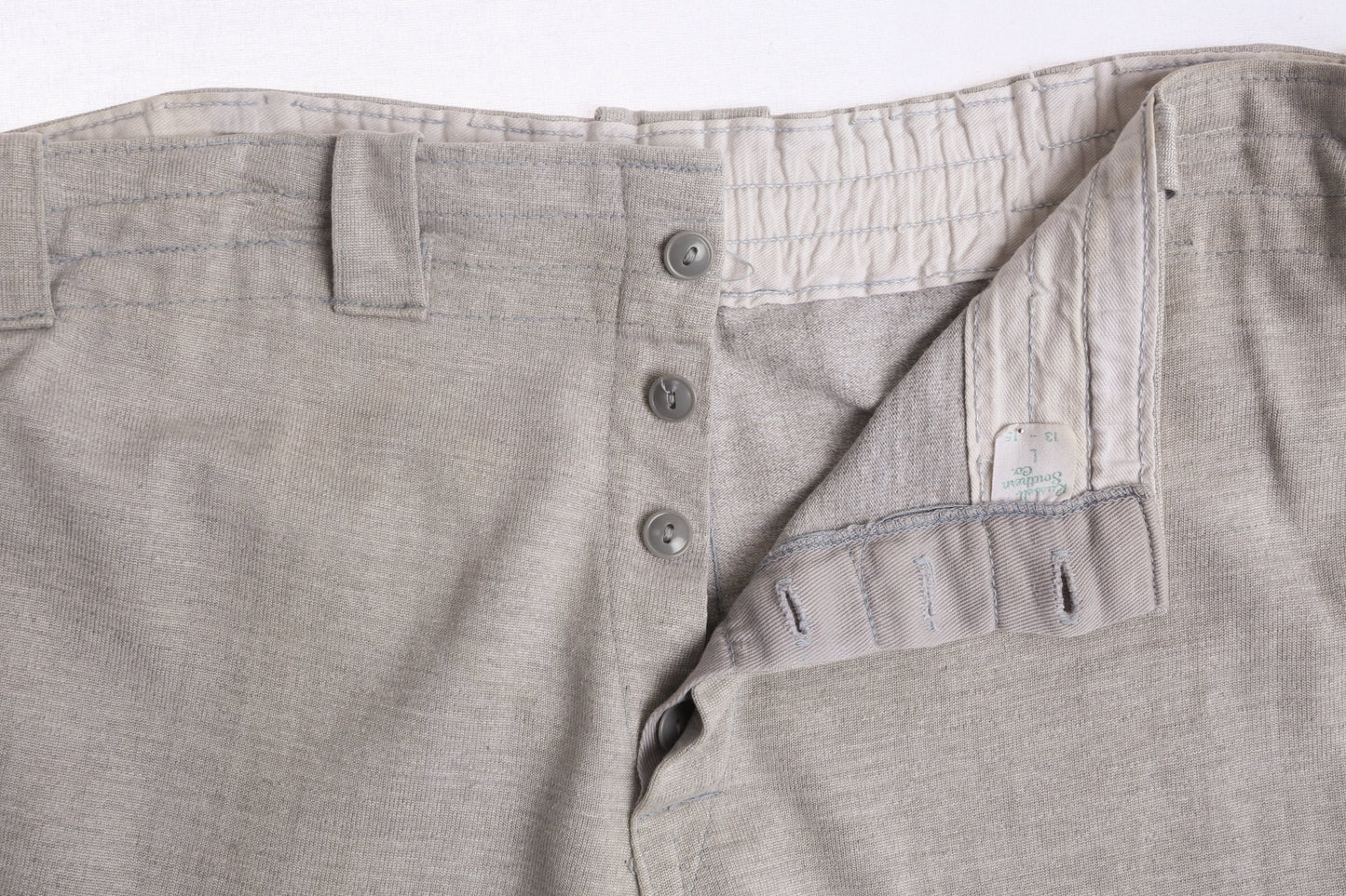 Vintage Gray Baseball Pants with No Print - Era 1950s - 1960s