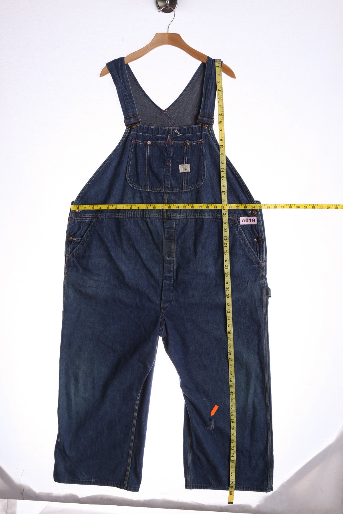 Big Mac Blue Denim Vintage Overalls - Union Made by JC Penny