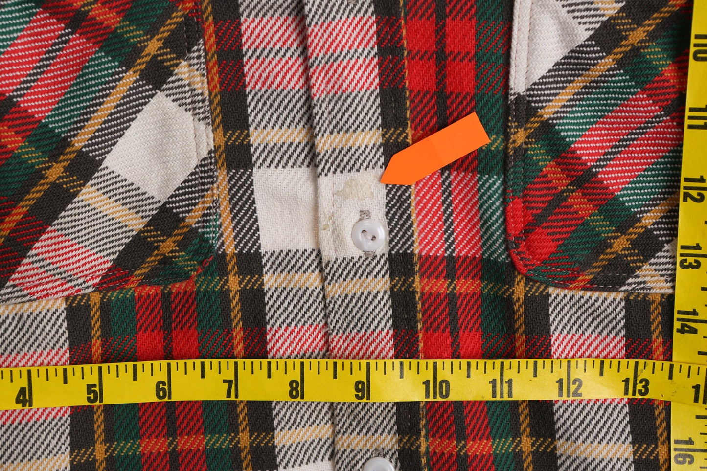Vintage Big Mac Mne's Red Plaid Flannel Shirt - Era 80's - 90's