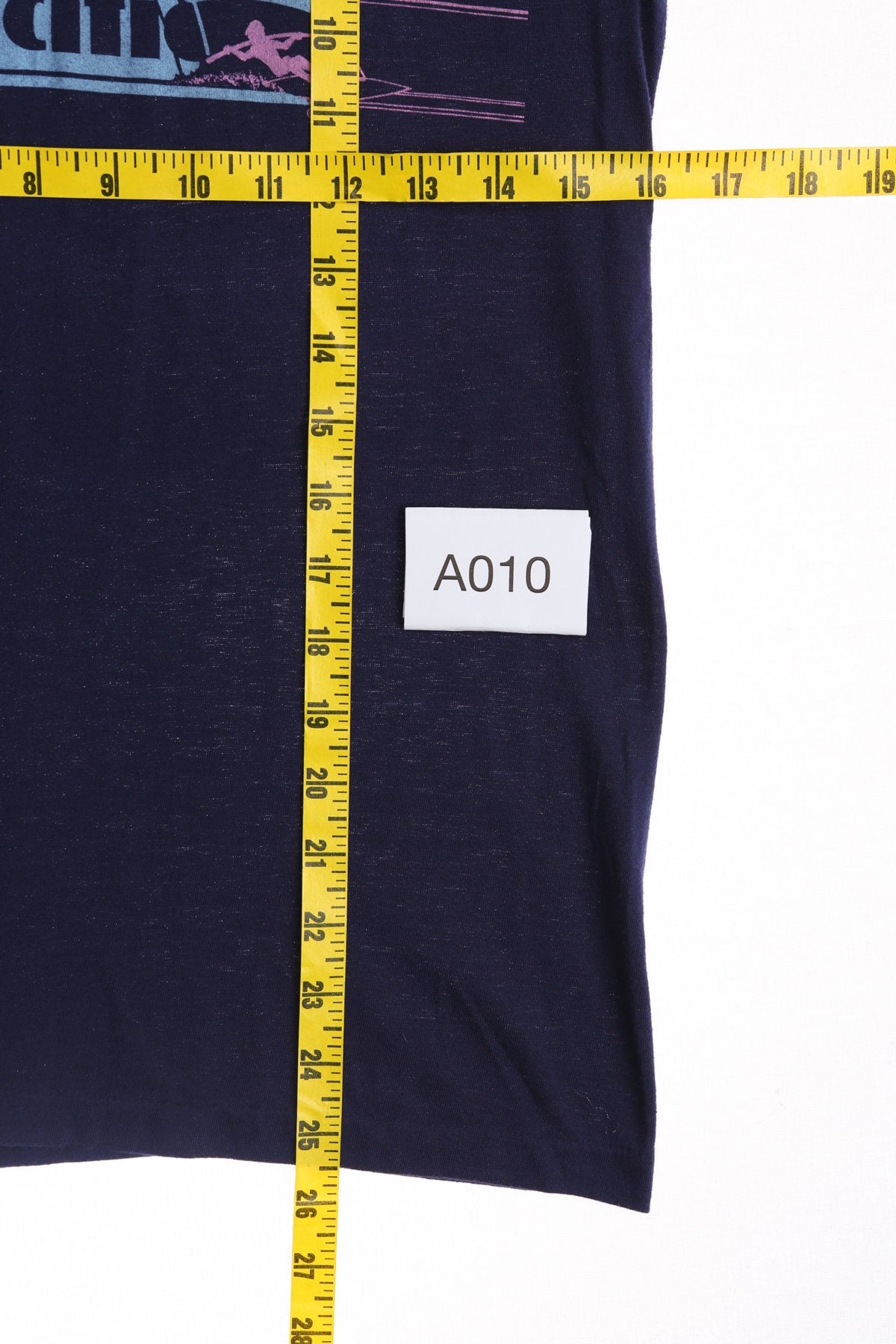 Vintage Ocean Pacific Blue Graphic Sleeveless T-shirt - Era 70's - 80's