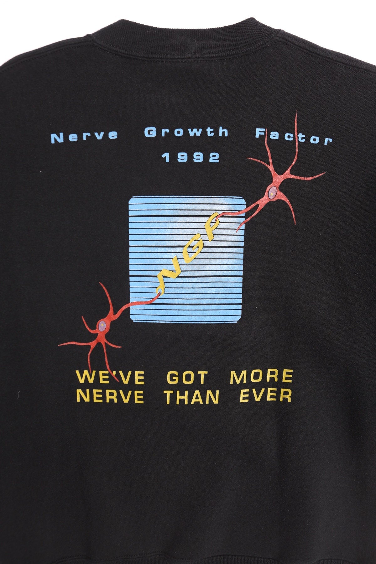 1992 Never Growth Factor Print Black Sweatshirt
