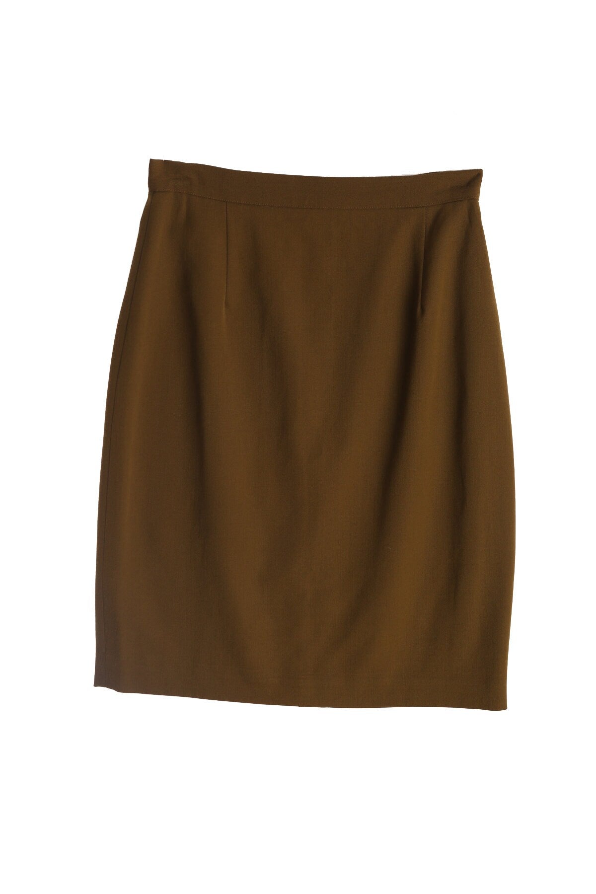 Women Brown Casual Pencil Skirt by Barami