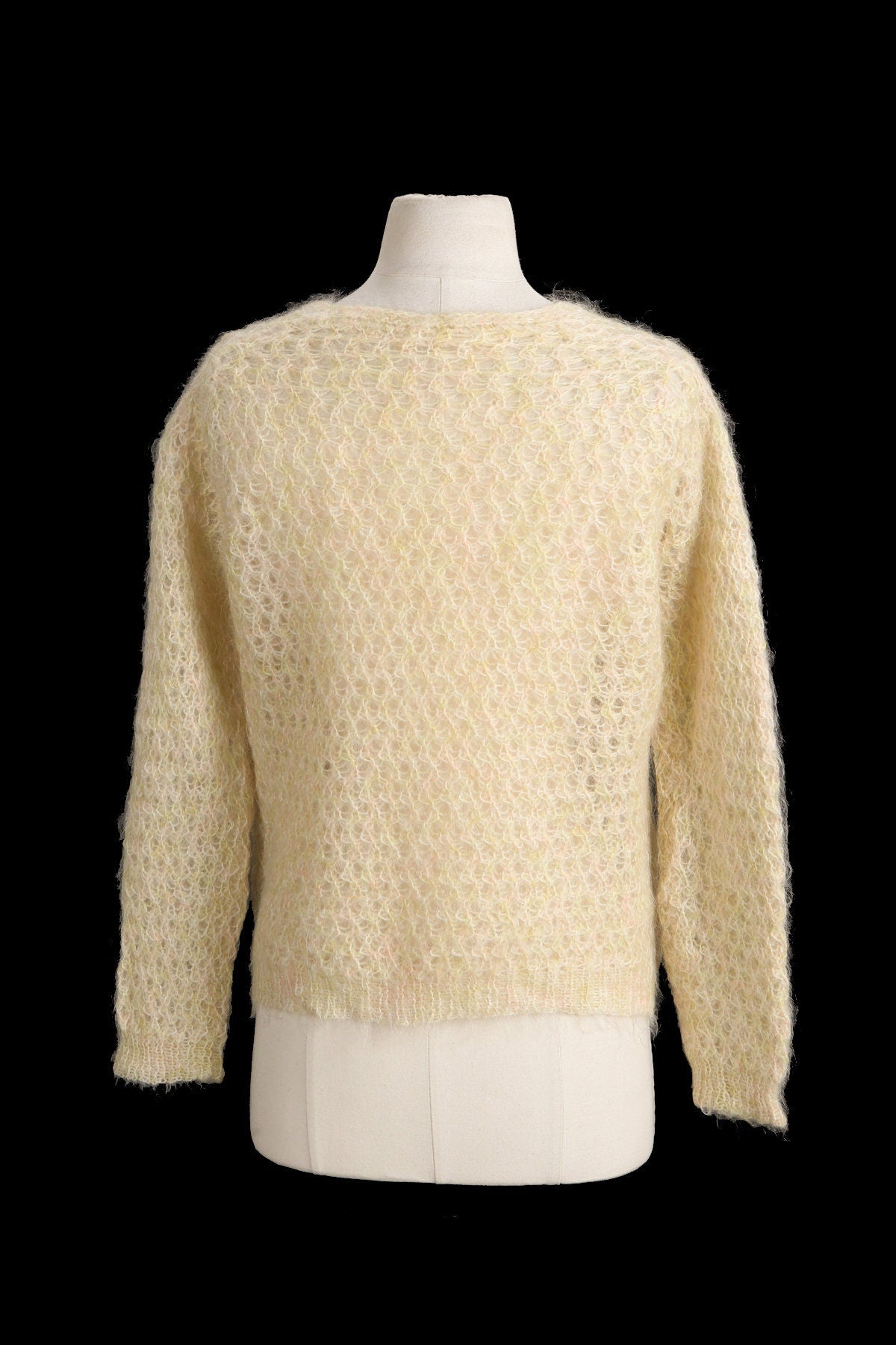 Women Beige Knitted Button Up Cardigan Sweater