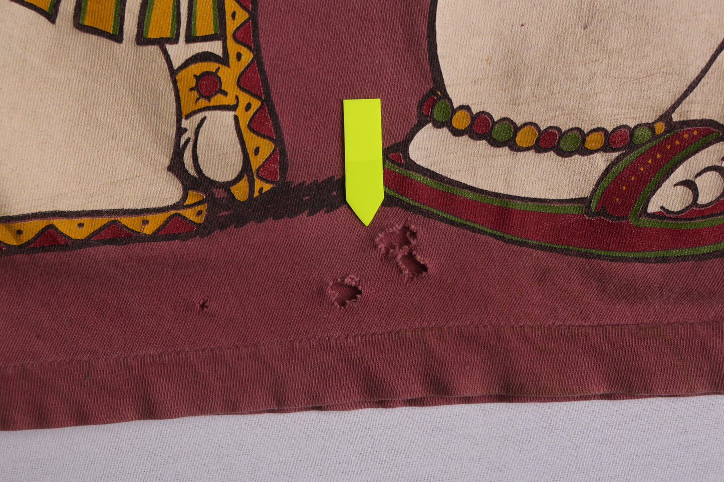 Reggae Popeye and Brutus Cartoon Red Graphic T-shirt