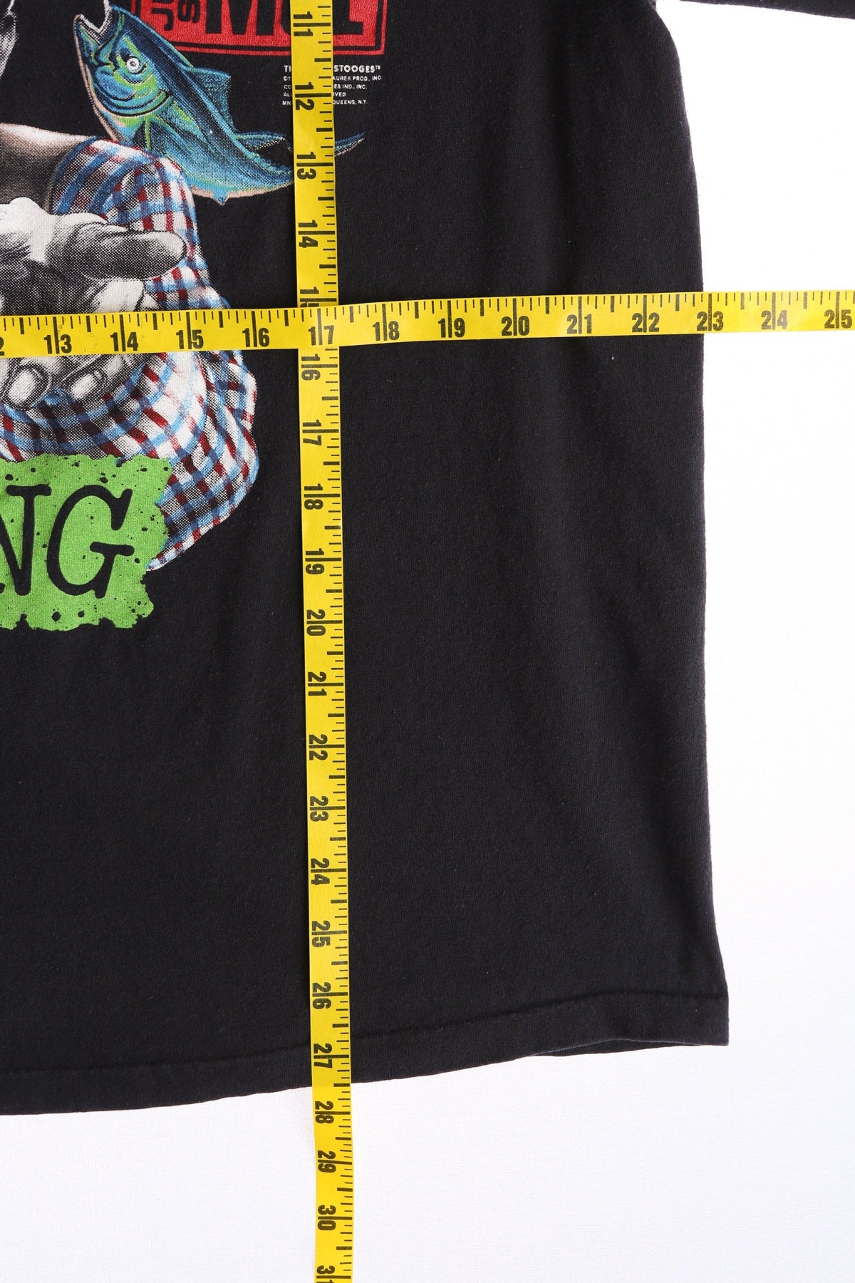 Moe Knows Fishing - Just Say Moe Black Graphic T-shirt