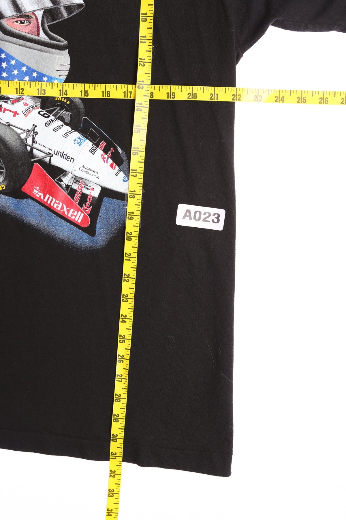 Vintage Formula One Racing Black Graphic T-shirt