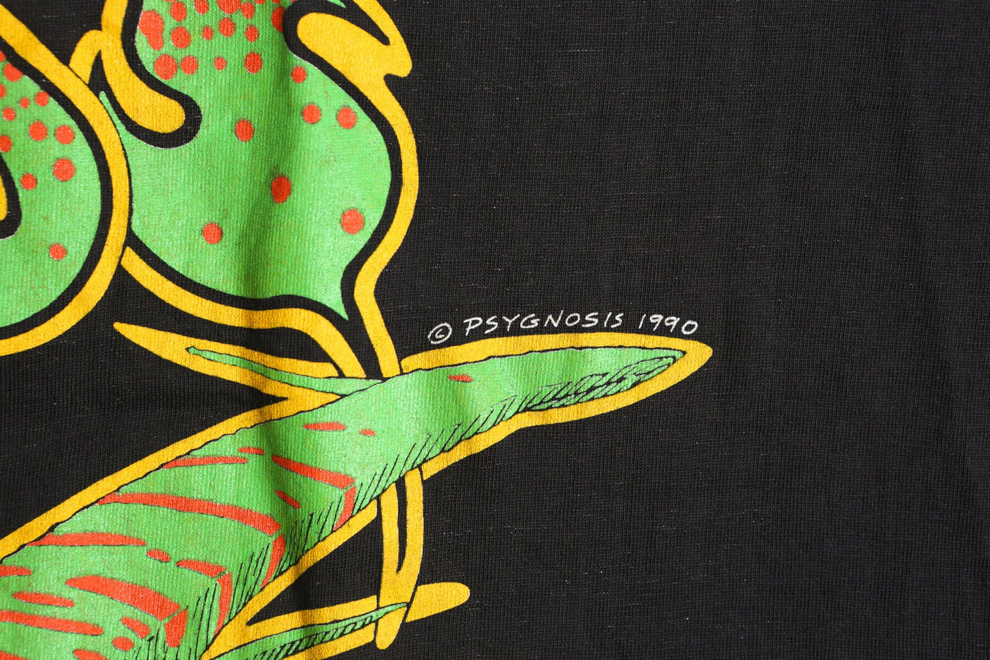 Obitus 1990 Roger Dean Black Graphic T-shirt - Psygnosis