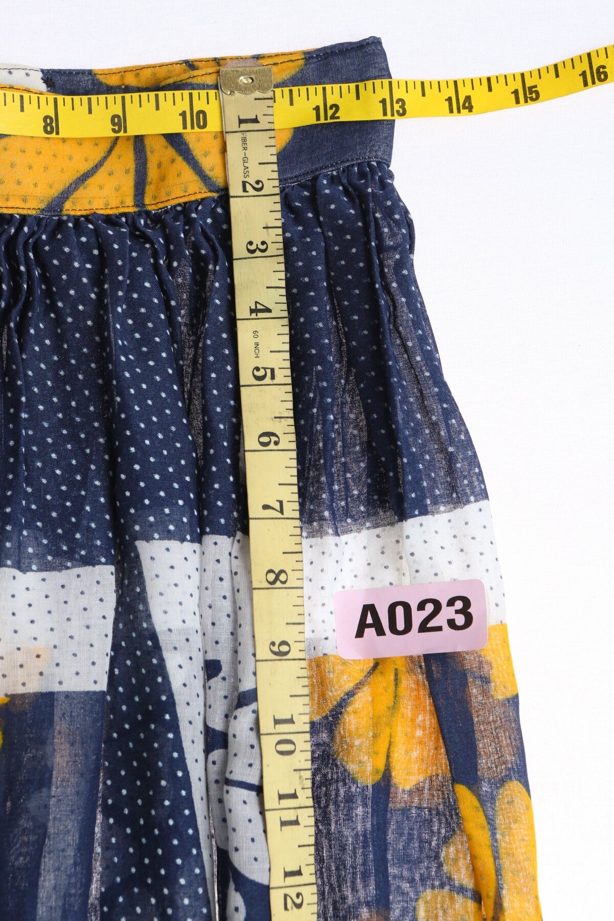 Vintage Floral Print Skirt - Era 70s - 80s