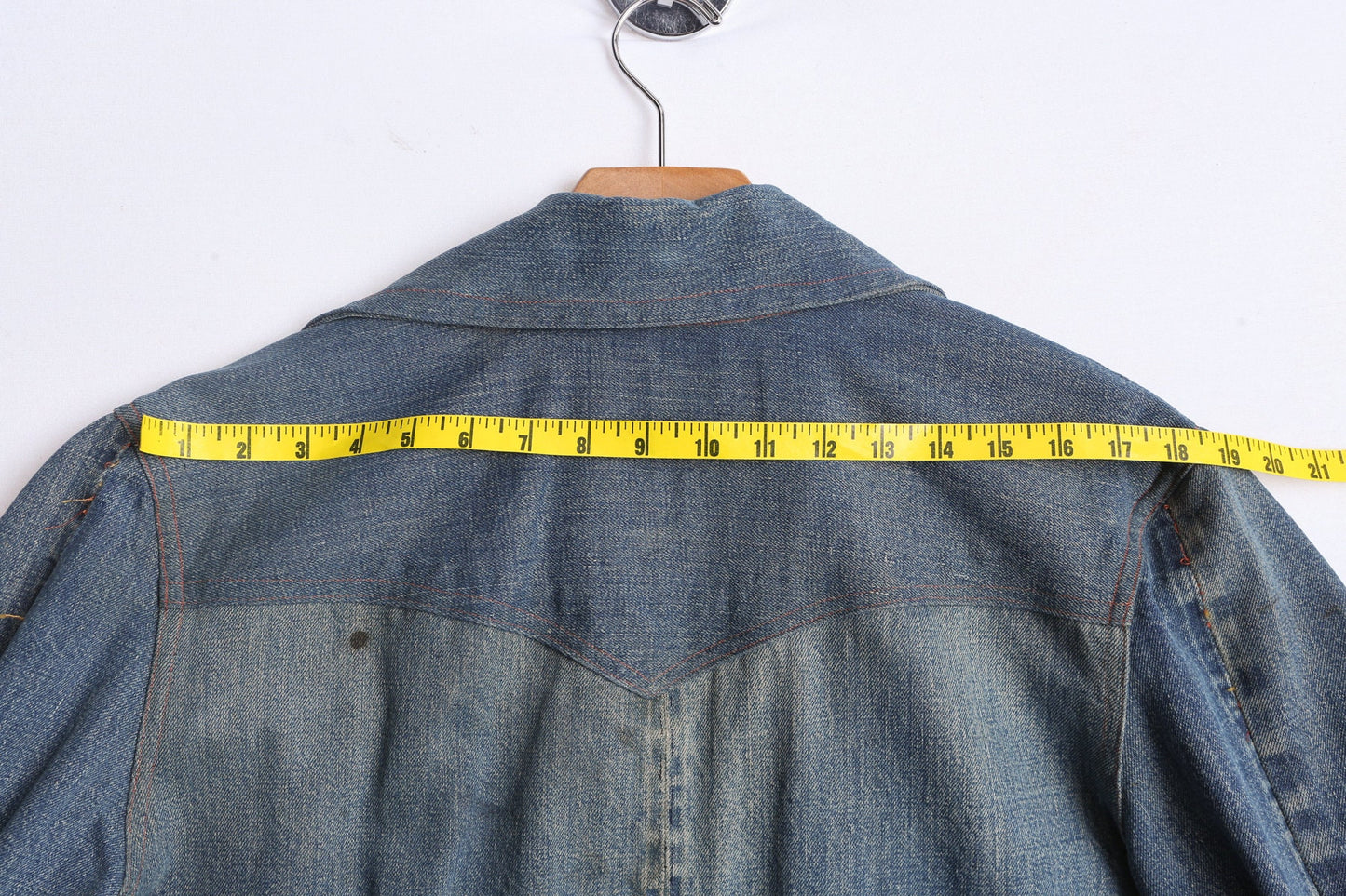 Vintage Costume Made Denim Western Shirt