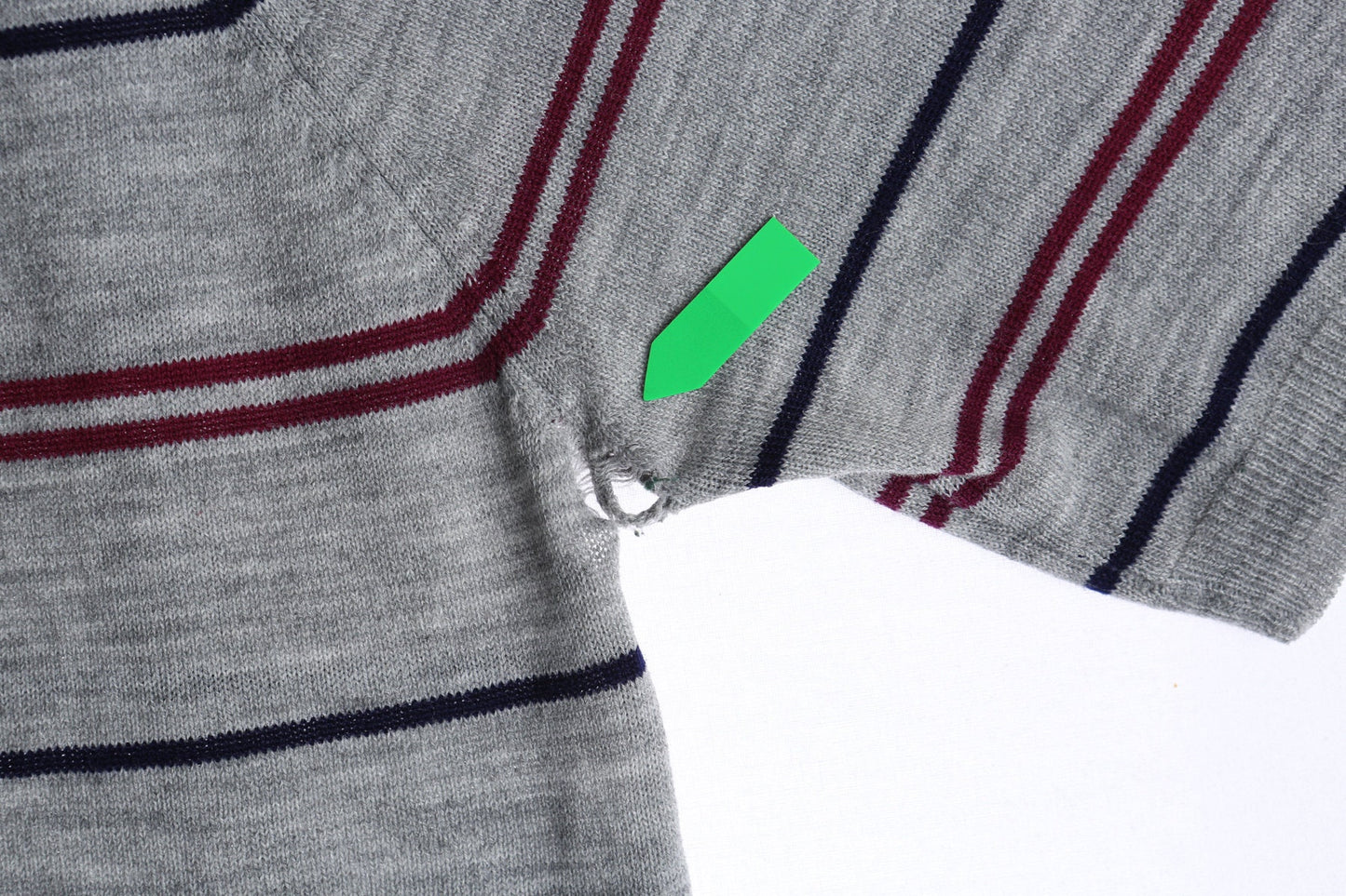 Men Striped Gray Mod Shirt - Era 1960s - 1970s