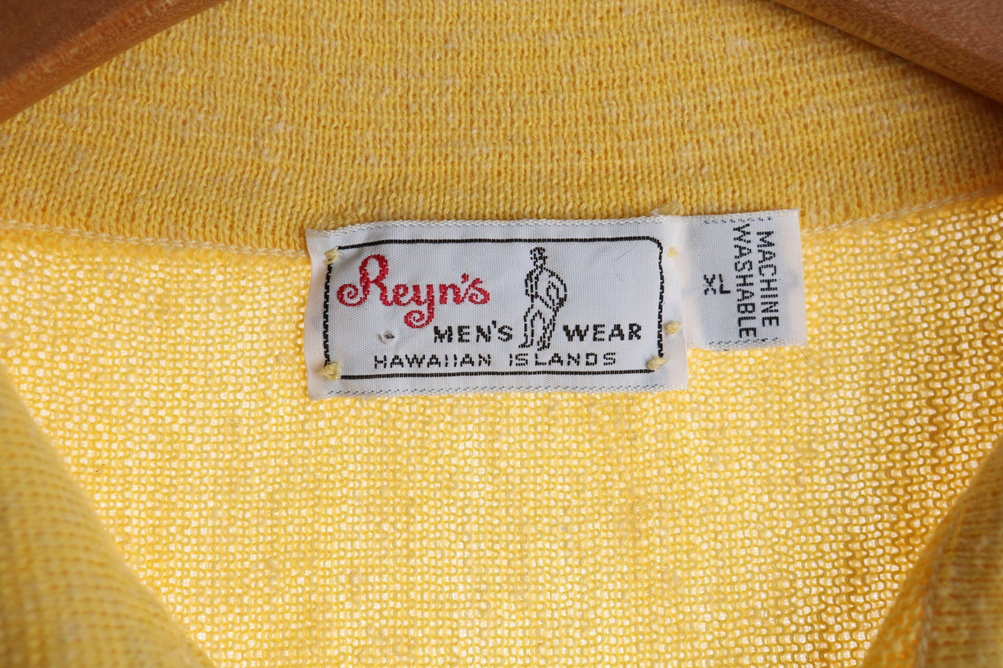 Vintage Yellow Polo Shirt - Era 60s - 70s