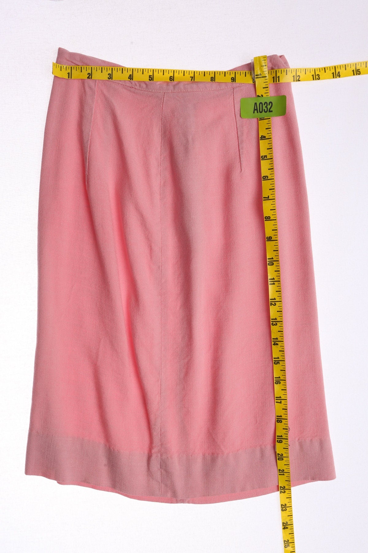 1940s Women Pink Long Casual Skirt