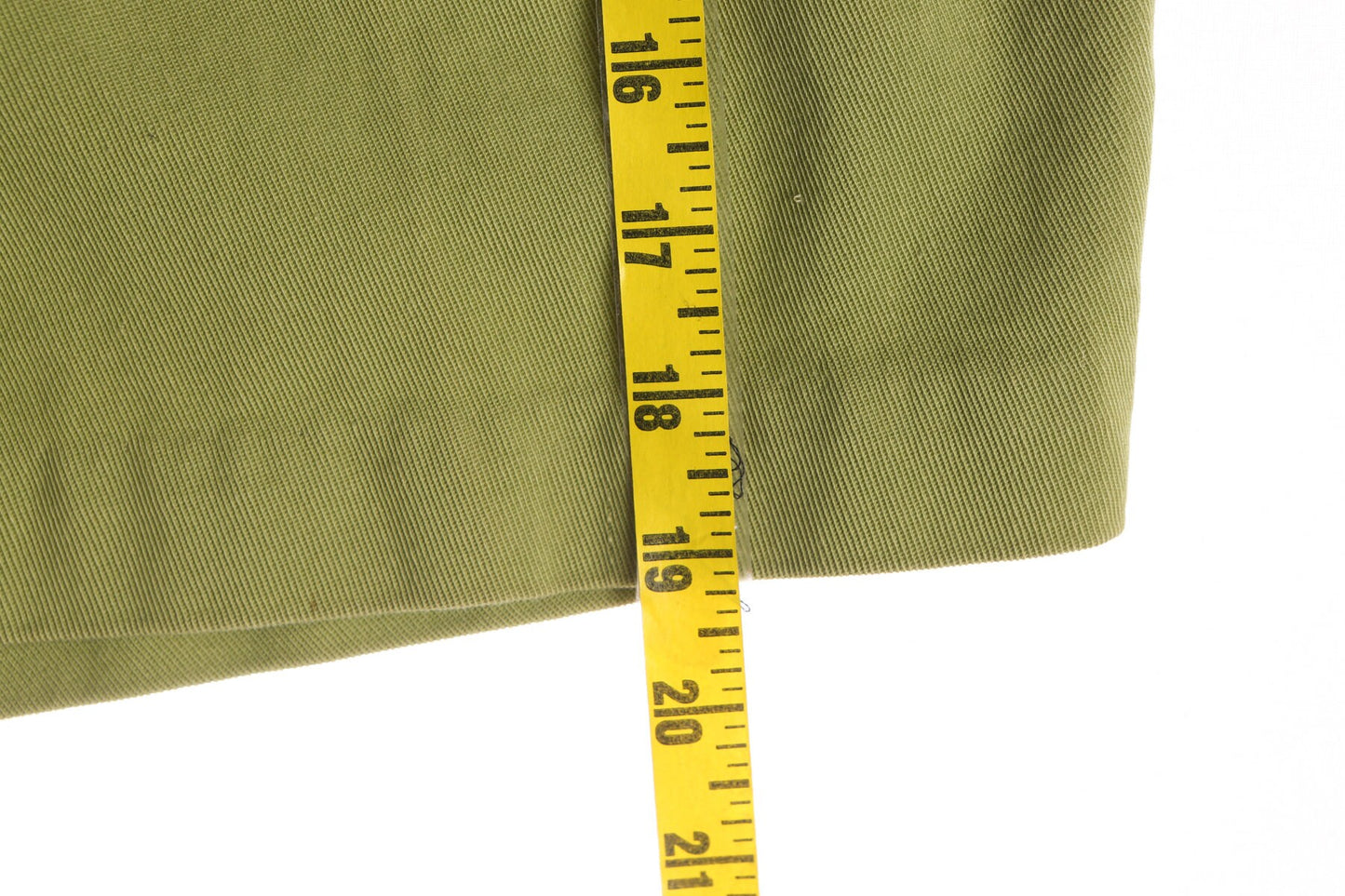 1960s Women Green Bermuda Shorts