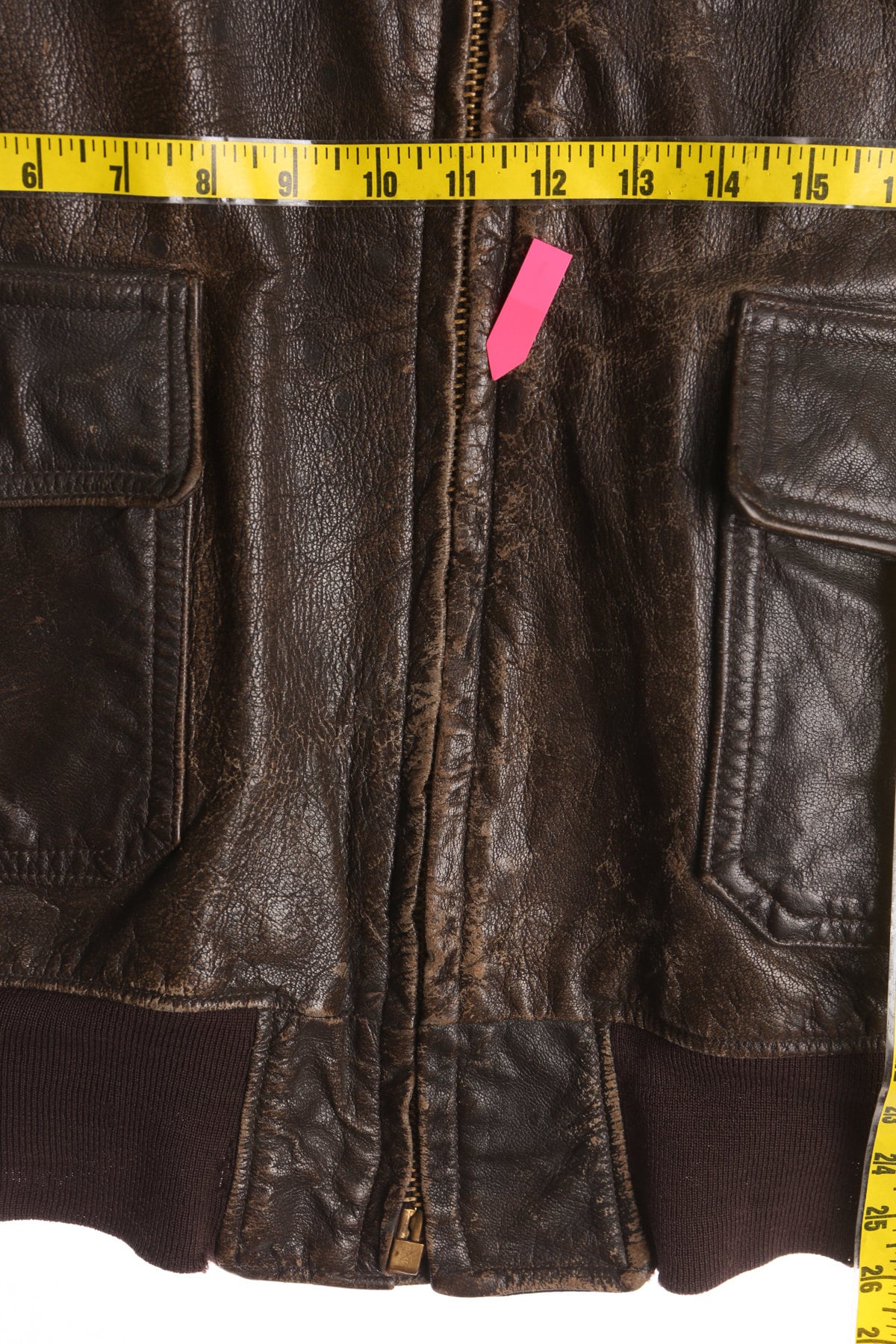 G-1 Brown Leather Bomber Jacket with Fur Collar - Era 1940s - 1950s
